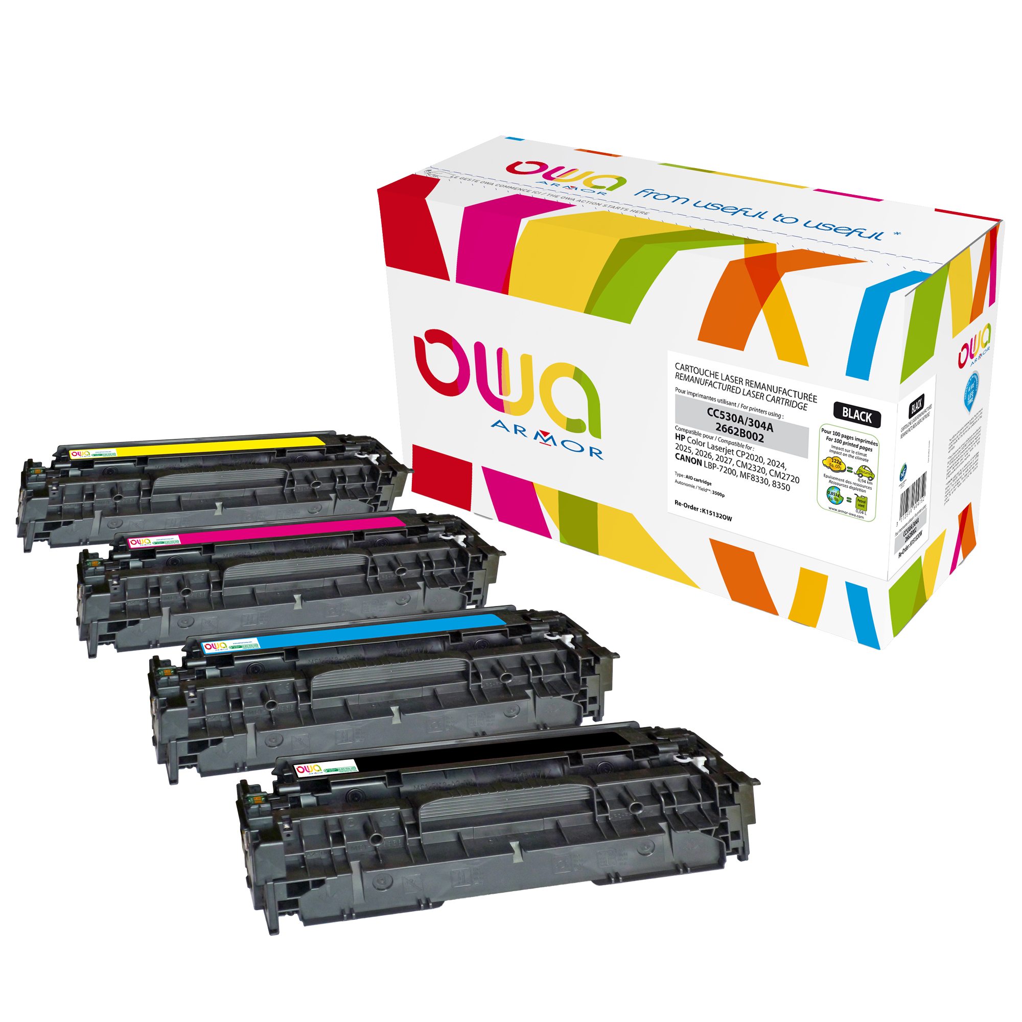 Armor - Toner Compatibile per Hp - Ciano …