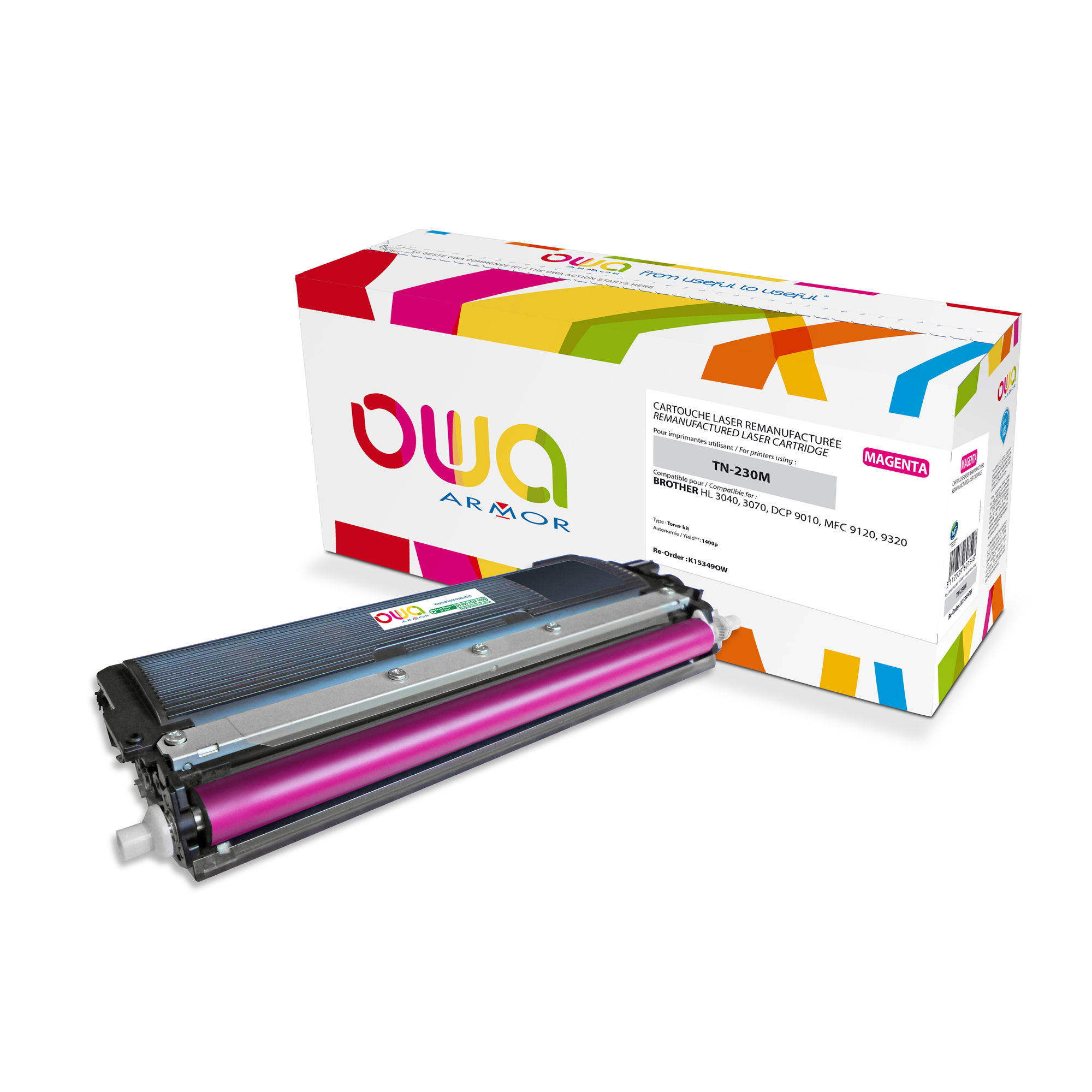 Armor - Toner Compatibile per Brother - Magenta …