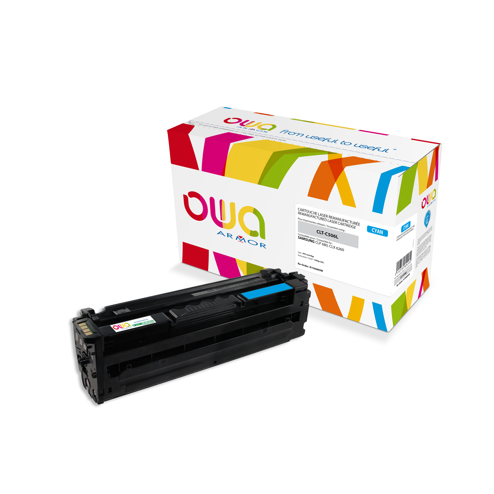Armor - Toner Compatibile per Hp/Samsung - Ciano …