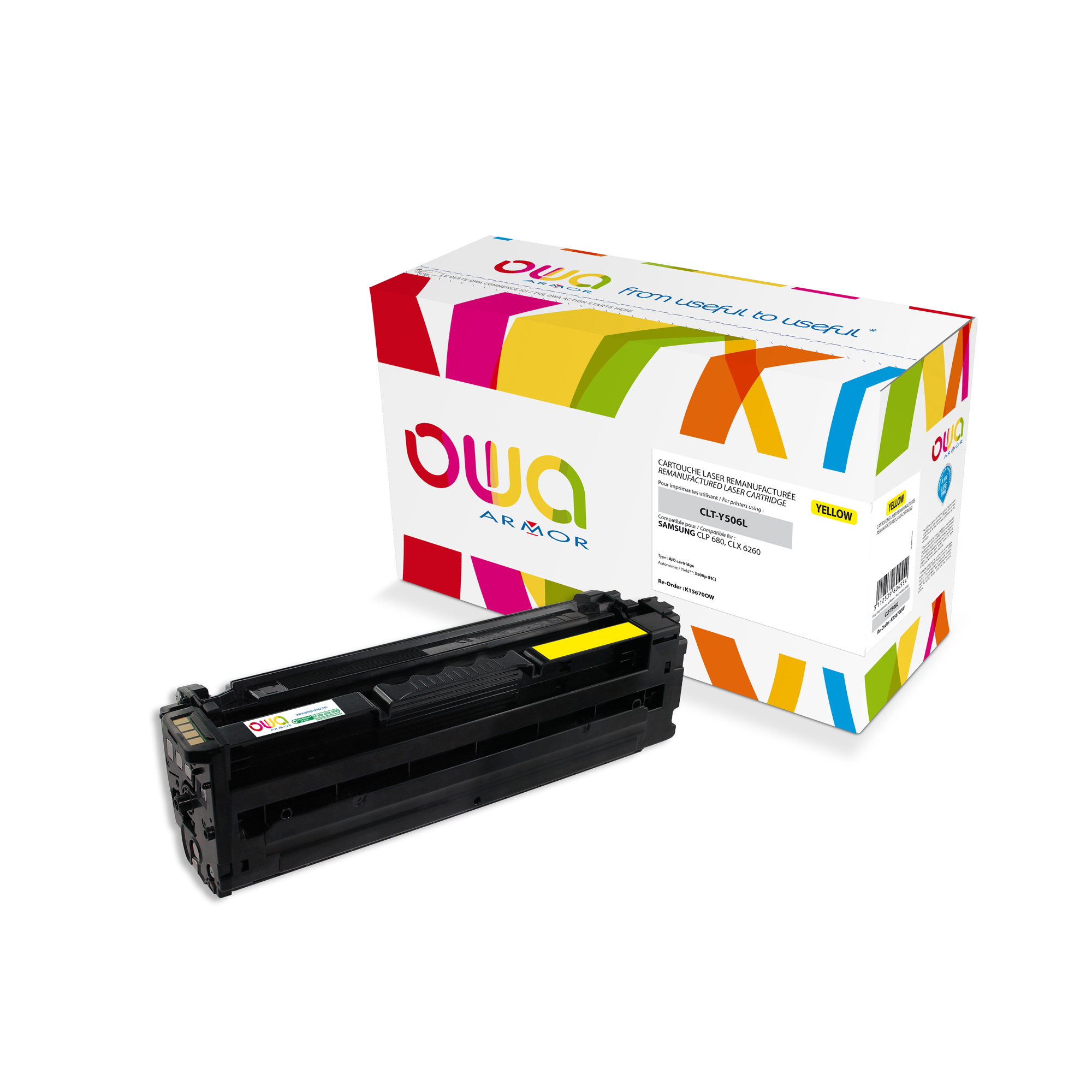Armor - Toner Compatibile per Hp/Samsung - Giallo …