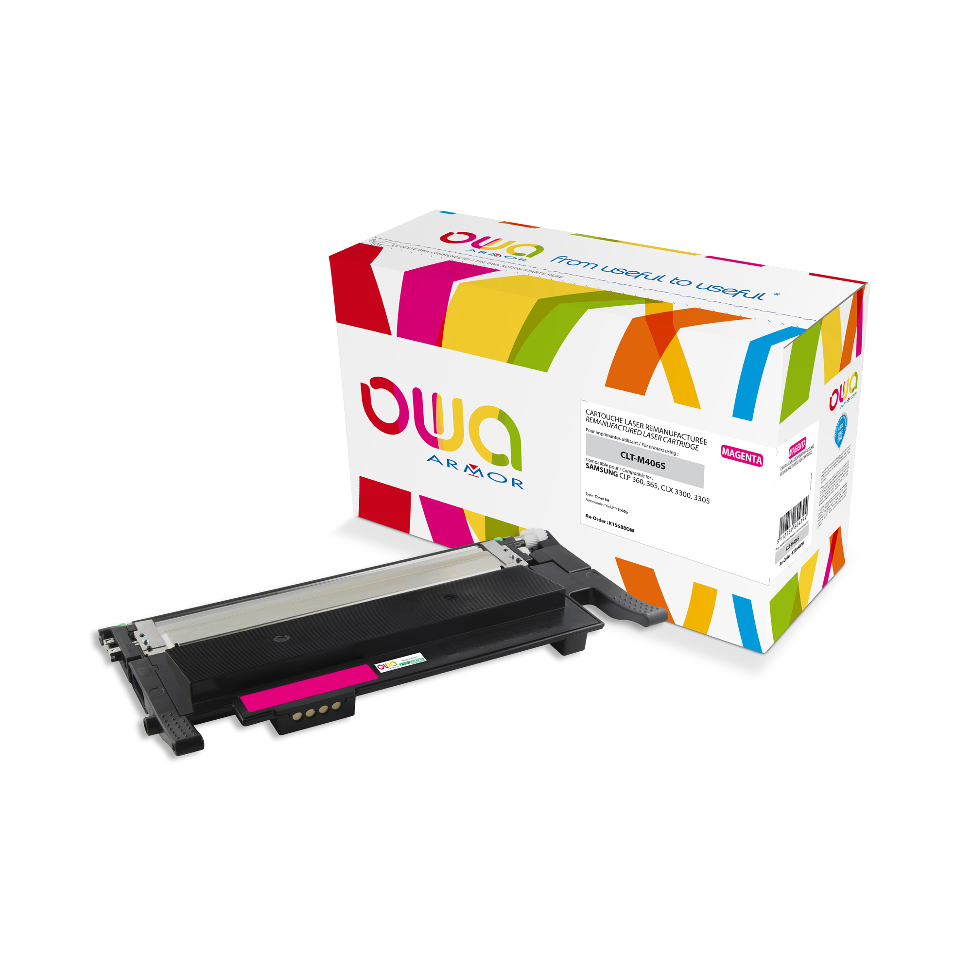 Armor - Toner Compatibile per Hp/Samsung - Magenta …