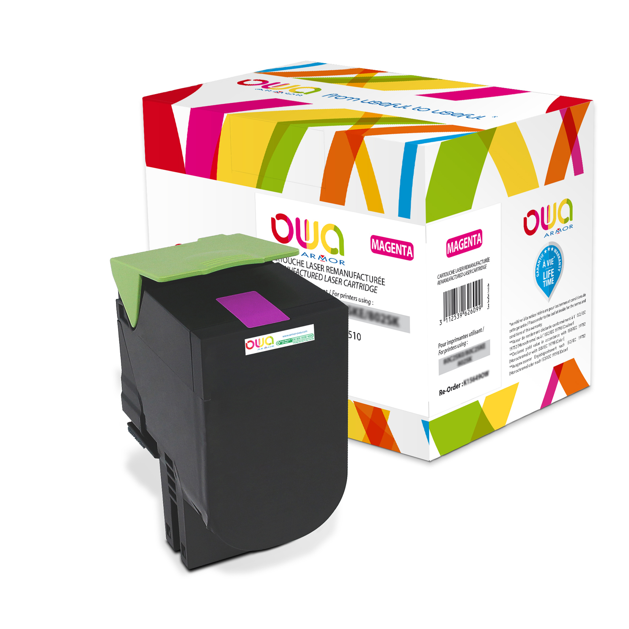 Armor - Toner Compatibile per Lexmark - Magenta …