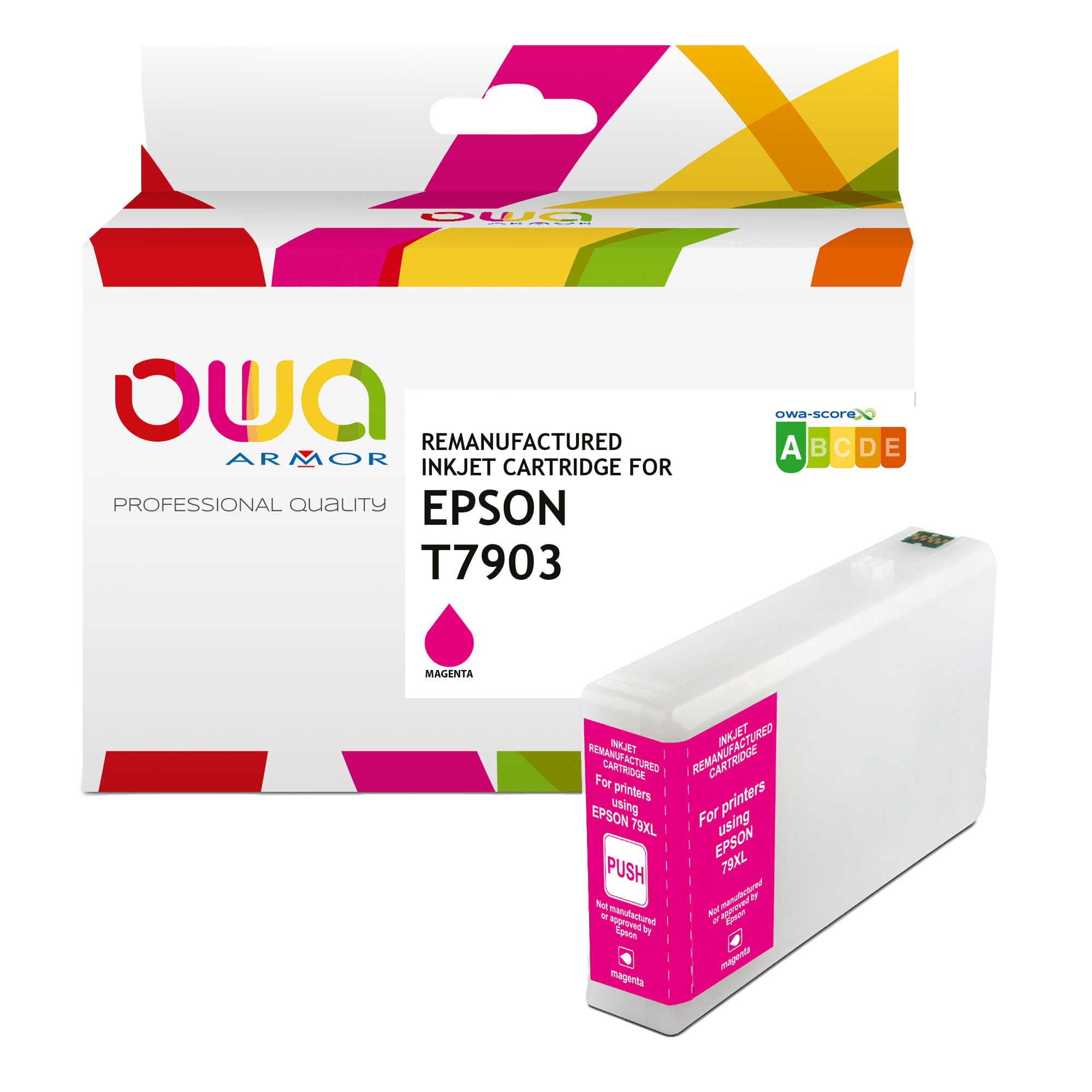 Armor - Cartuccia ink Compatibile per Epson T7903 XL - Giallo - K20627OW - 19,5ml