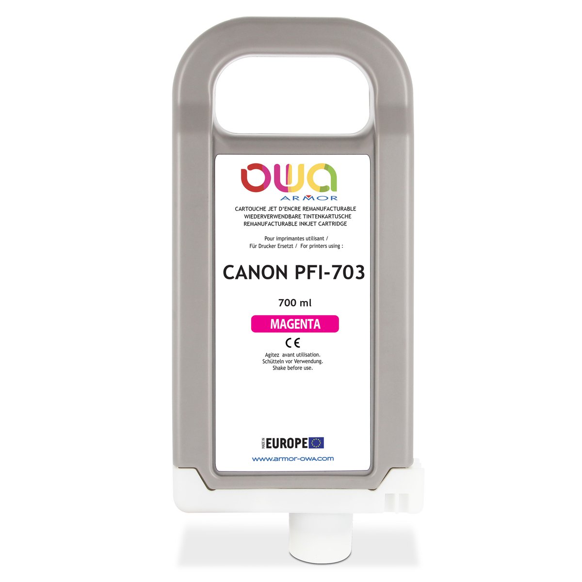 Armor Cartuccia per Canon PFI-703 Magenta 700ml