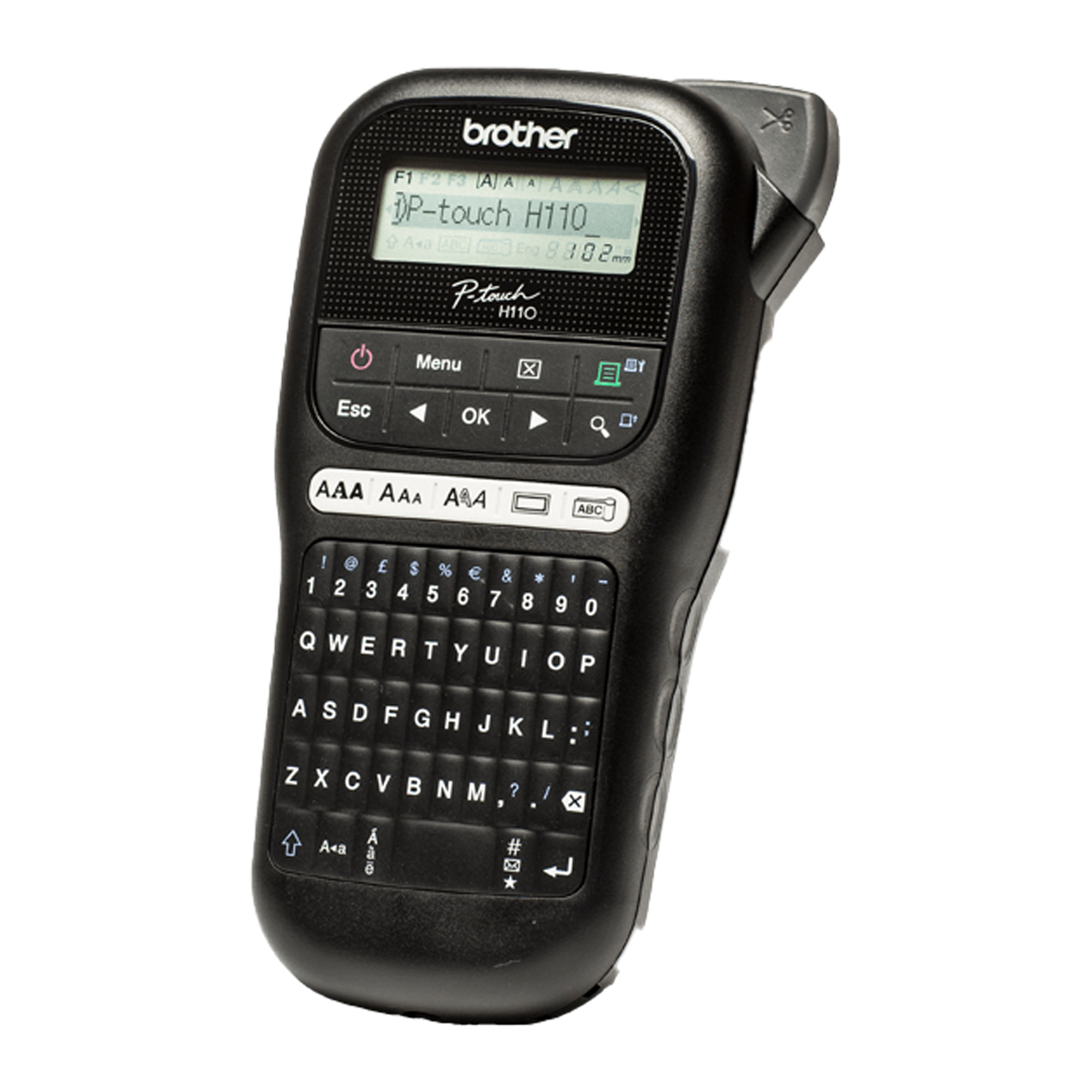 Brother P-Touch PT-H110 - Etichettatrice - B/N - trasferimento termico - Rotolo (1,2 cm) - 180 dpi - fino a 20 mm/sec - stampa su 2 righe