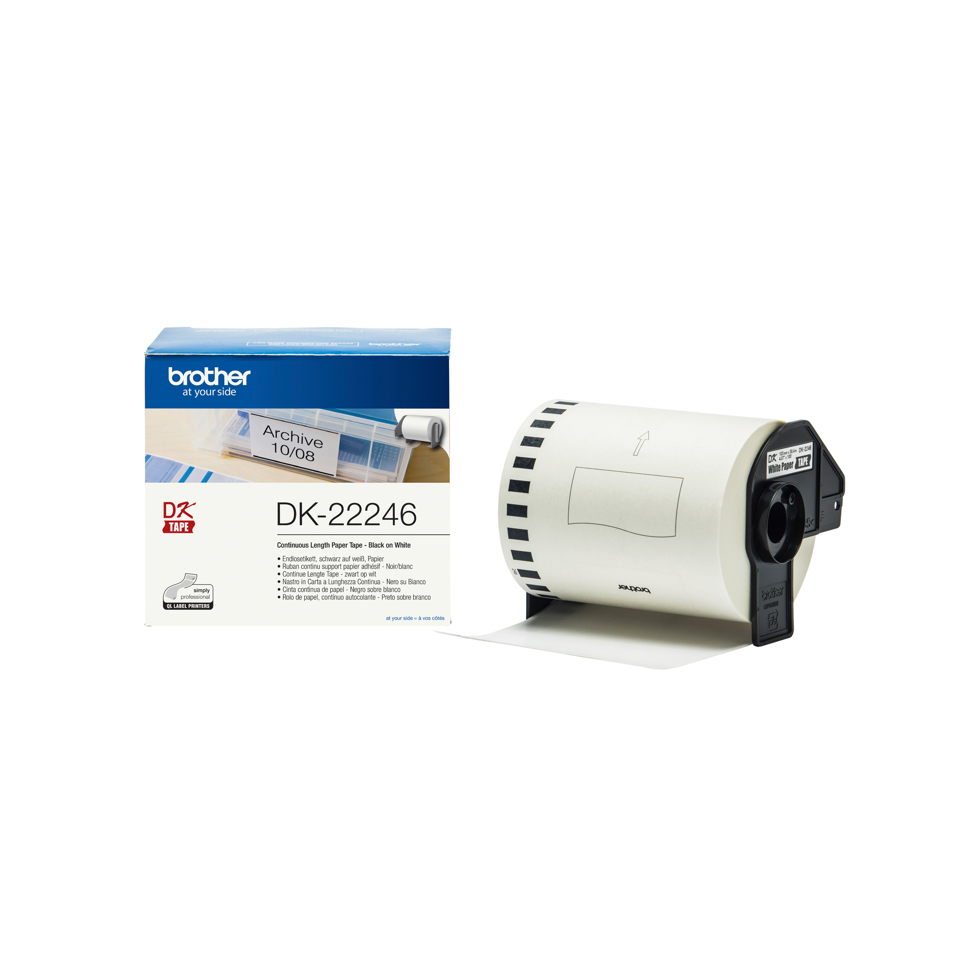 Brother DK-22246 - Carta - nero su bianco …
