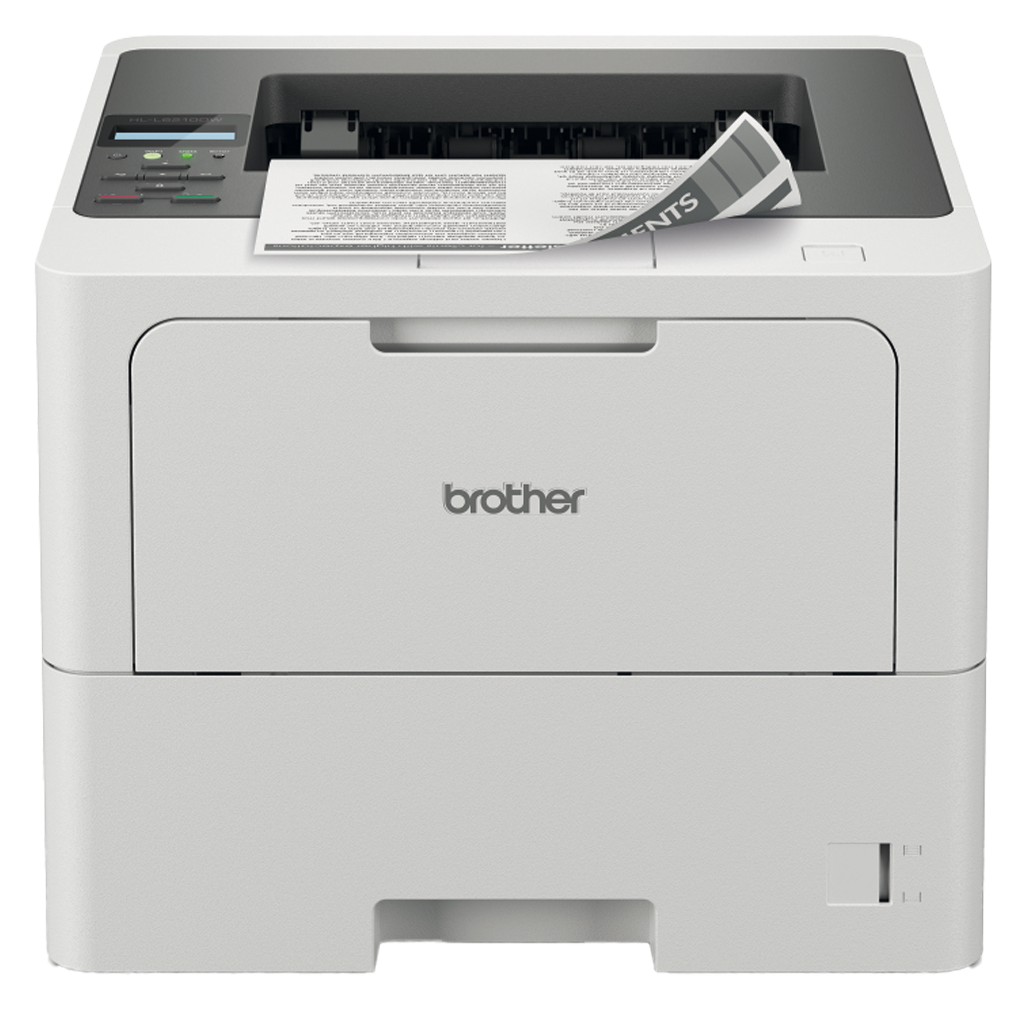 Brother HL-L6210DW - Stampante - B/N - Duplex - laser - A4/Legal - 1200 x 1200 dpi - fino a 50 ppm - capacità 620 fogli - USB 2.0, Gigabit LAN, Wi-Fi(n)