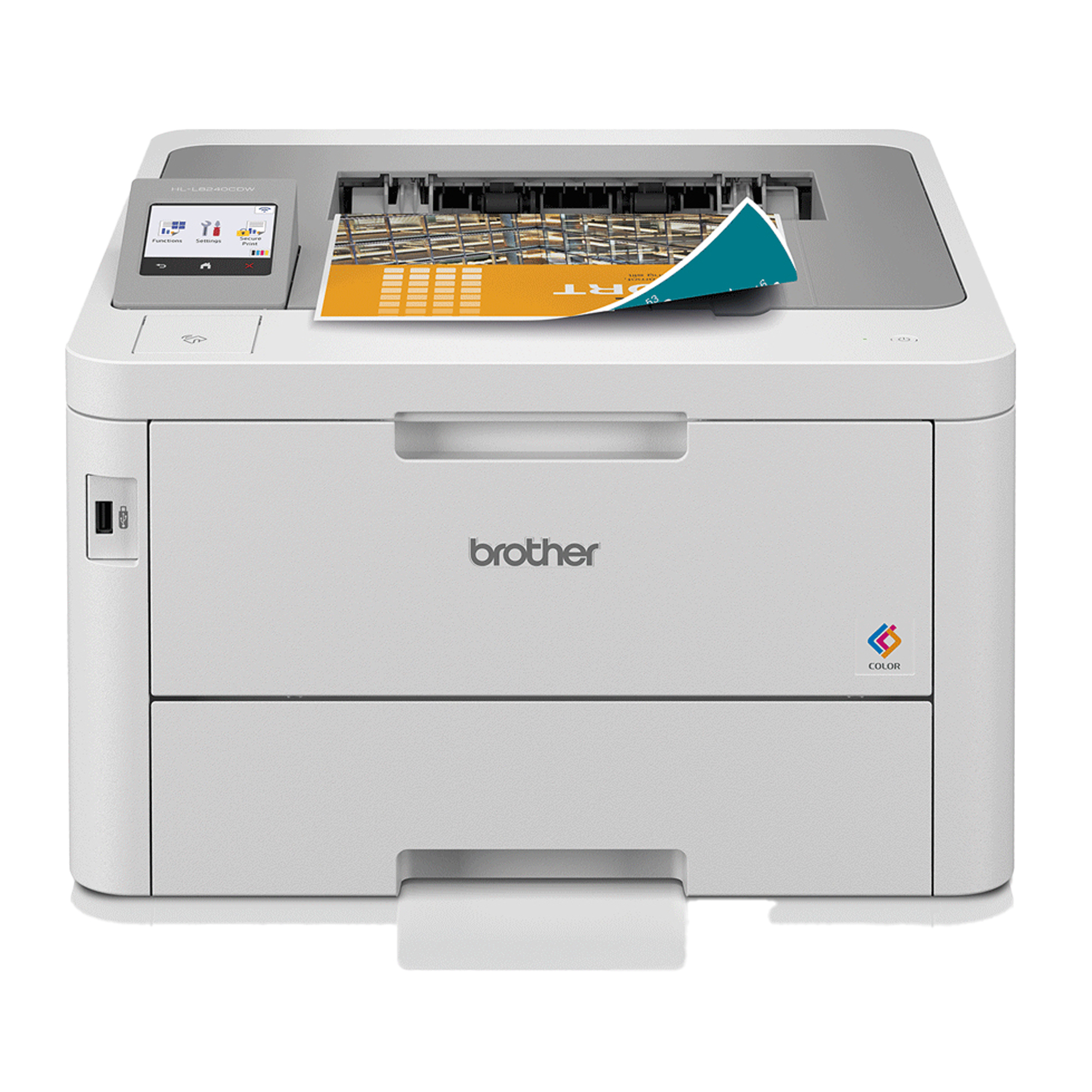 Brother HL-L8240CDW - Stampante - colore - Duplex - LED - A4/Legal - 600 x 600 dpi - fino a 30 ppm (mono) / fino a 30 ppm (colore) - capacità 250 fogli - USB 2.0, Gigabit LAN, Wi-Fi(n), NFC