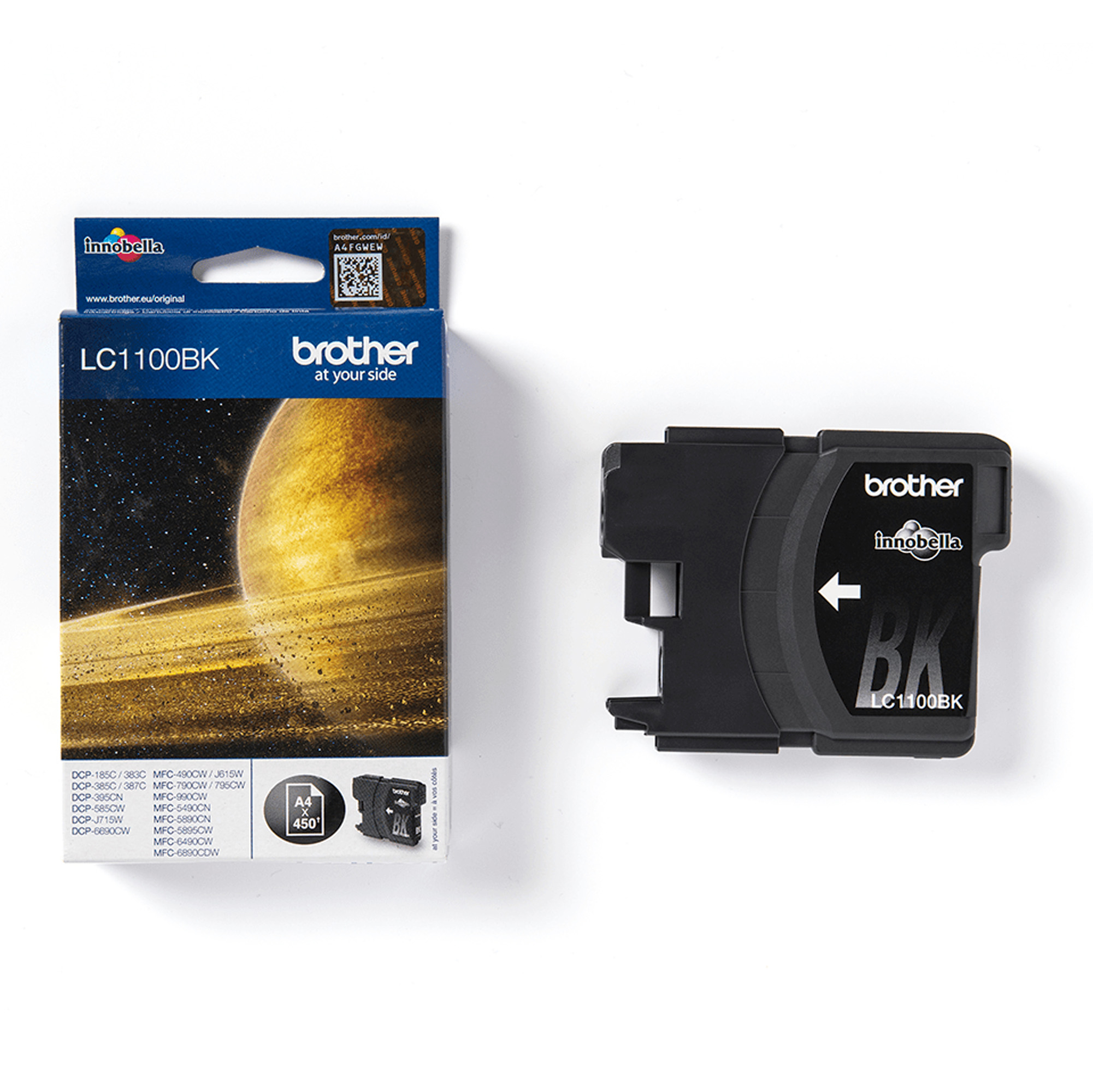 EKOPRINT - Nero - compatibile - cartuccia d'inchiostro (alternativa per: Brother LC1100BK) - per Brother DCP-185, 385, 395, 585, J715, MFC-490, 5490, 5890, 5895, 6890, 790, 795, 990, J615