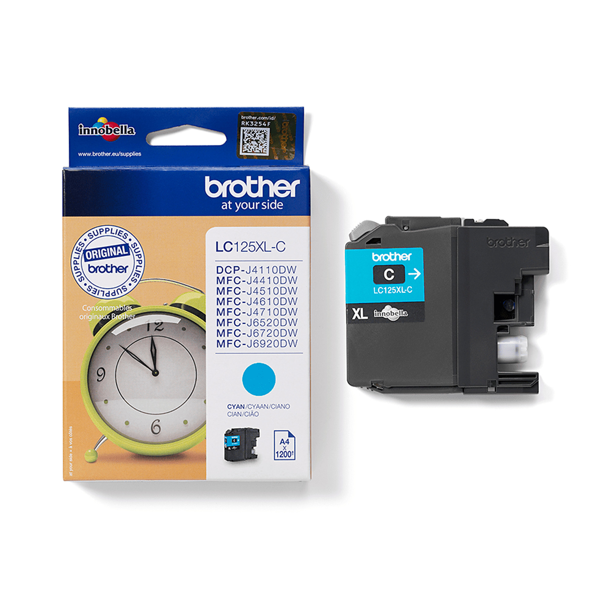 Brother - Cartuccia - Ciano - LC125XLC- 1200 …