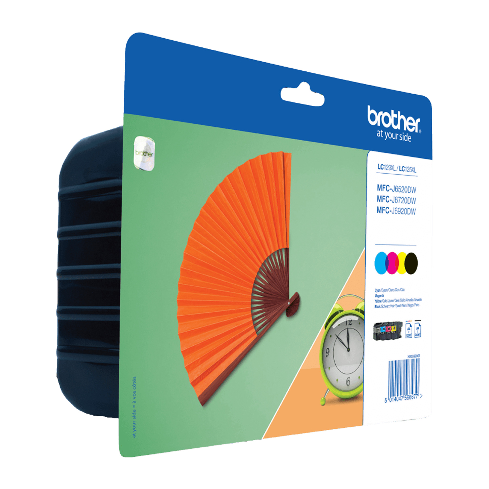 Brother LC129XL Value Pack - Confezione da 4 - nero, giallo, ciano, magenta - originale - blister - cartuccia d'inchiostro - per Brother MFC-J6520DW, MFC-J6720DW, MFC-J6920DW