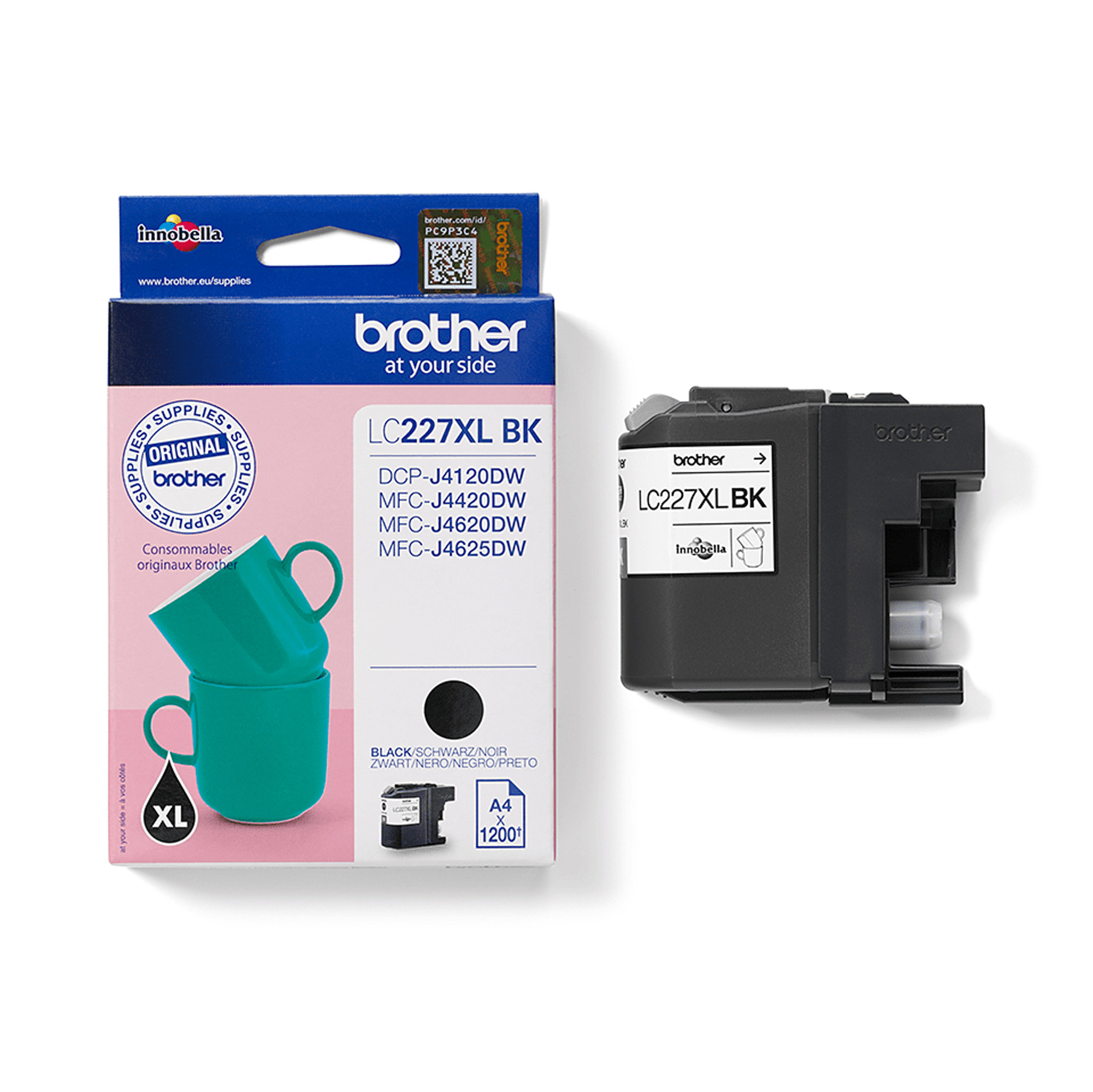 Brother LC227XLBK - Nero - originale - cartuccia d'inchiostro - per Brother DCP-J4120DW, MFC-J4420DW, MFC-J4620DW, MFC-J4625DW; Business Smart MFC-J4420DW