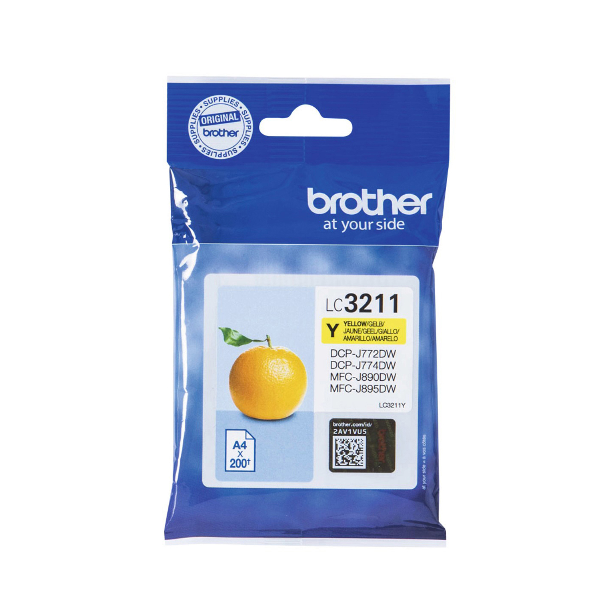 Brother LC3211Y - Giallo - originale - cartuccia d'inchiostro - per Brother DCP-J572, DCP-J772, DCP-J774, MFC-J890, MFC-J895