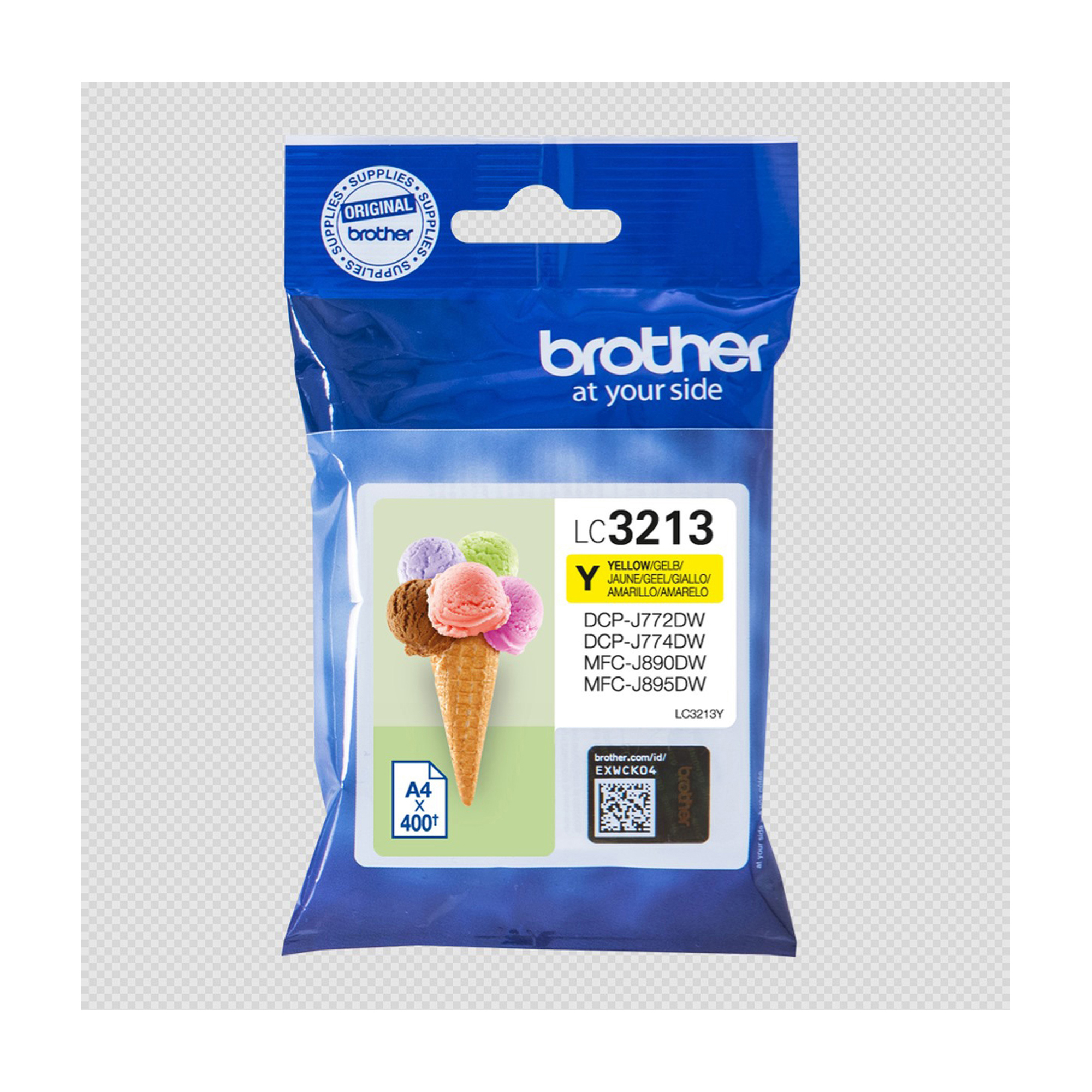 Brother LC3213Y - Giallo - originale - cartuccia d'inchiostro - per Brother DCP-J572, DCP-J772, DCP-J774, MFC-J890, MFC-J895