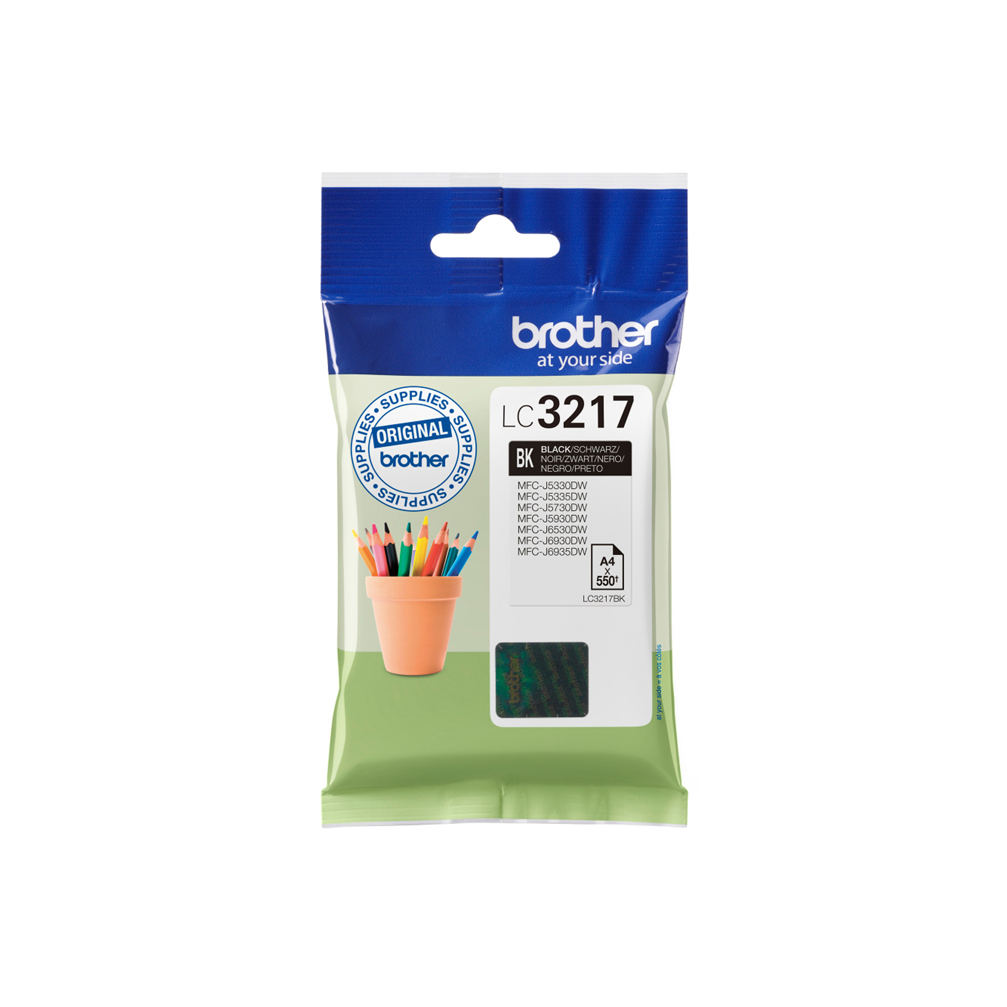 Brother LC3217BK - Nero - originale - cartuccia d'inchiostro - per INKvestment Business Smart Plus MFC-J5930; INKvestment Business Smart Pro MFC-J6935