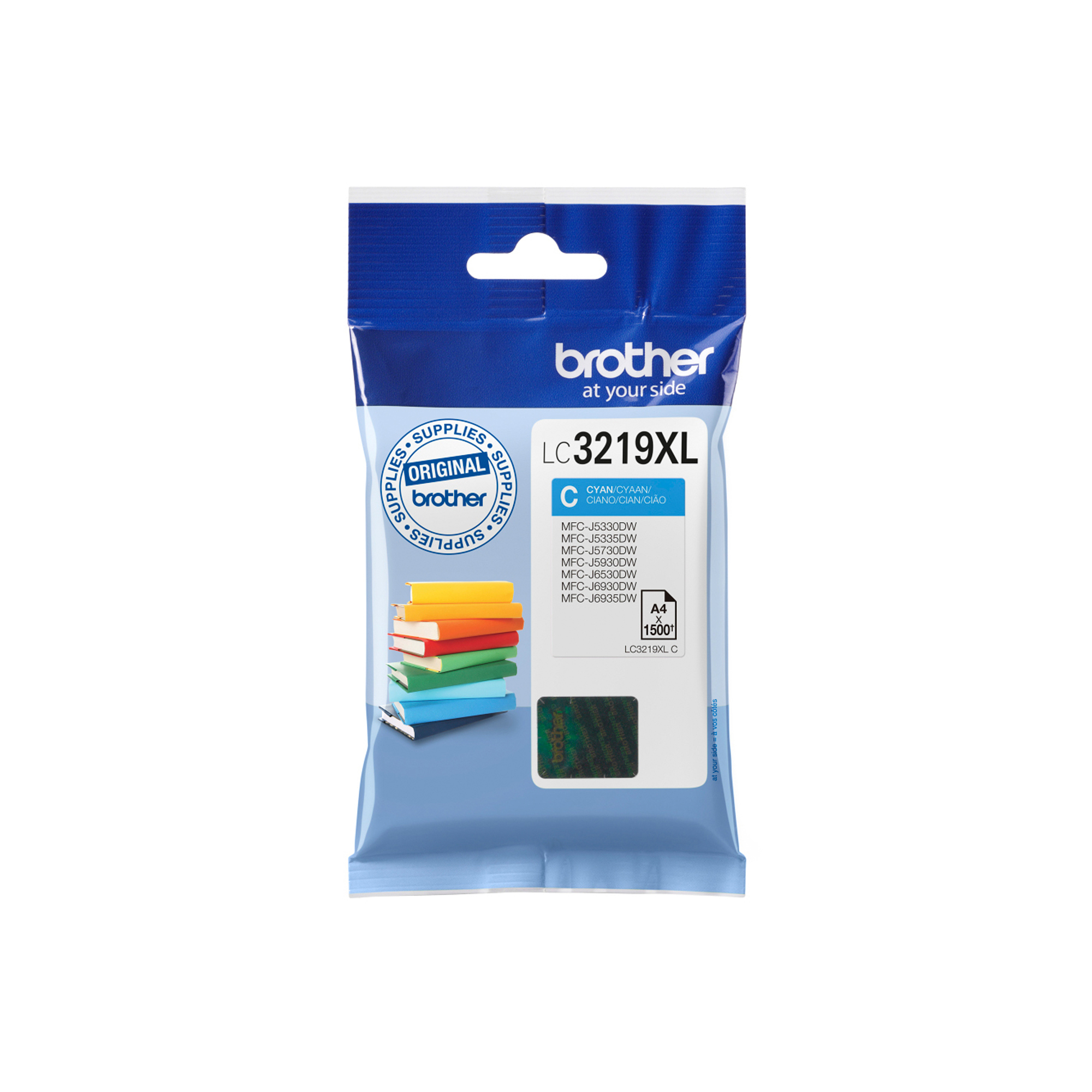 Brother LC3219XLC - XL - ciano - originale - blister - cartuccia d'inchiostro - per INKvestment Business Smart Plus MFC-J5930; INKvestment Business Smart Pro MFC-J6935