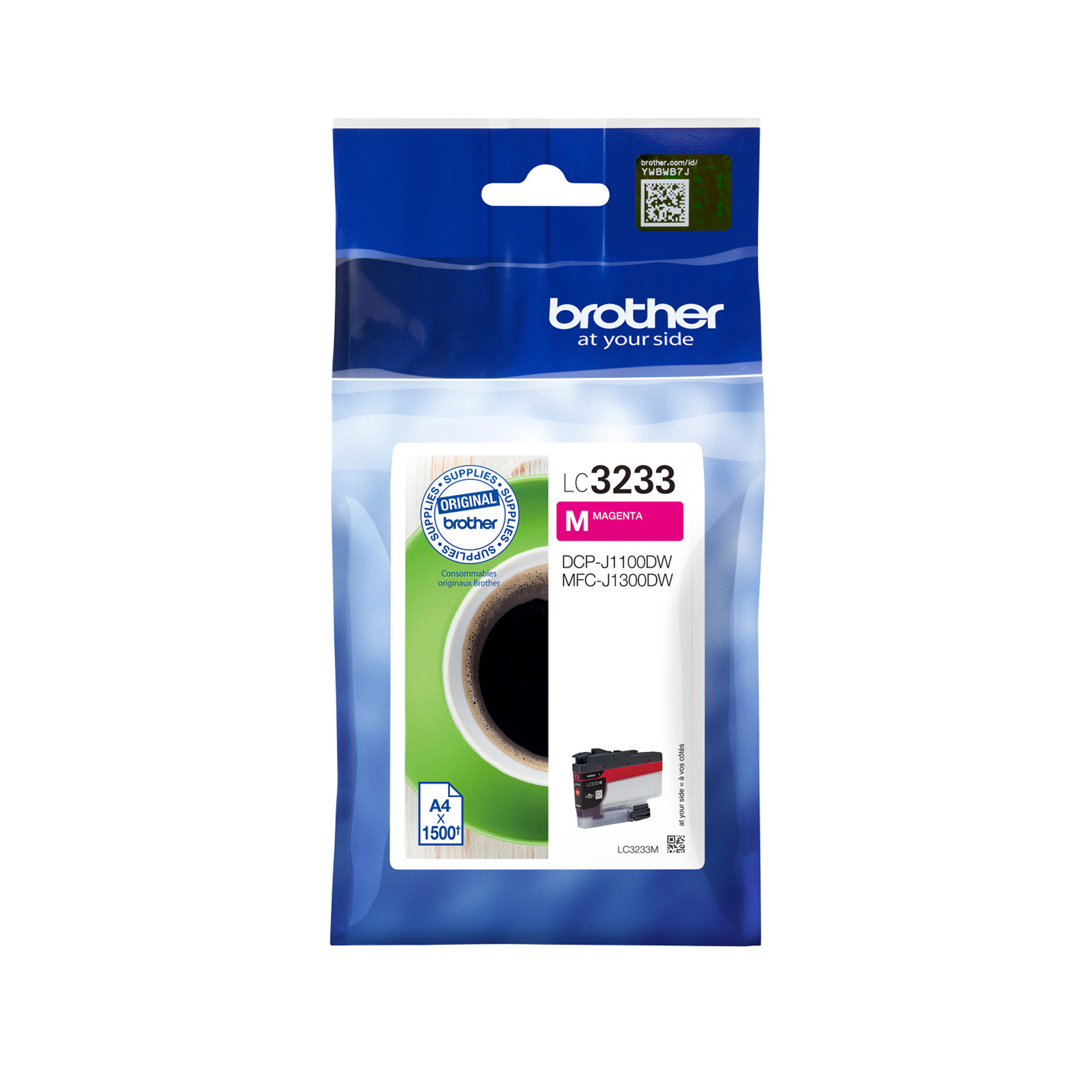 Brother LC3233M - Alta resa - magenta - originale - cartuccia d'inchiostro - per Brother DCP-J1100DW, MFC-J1300DW