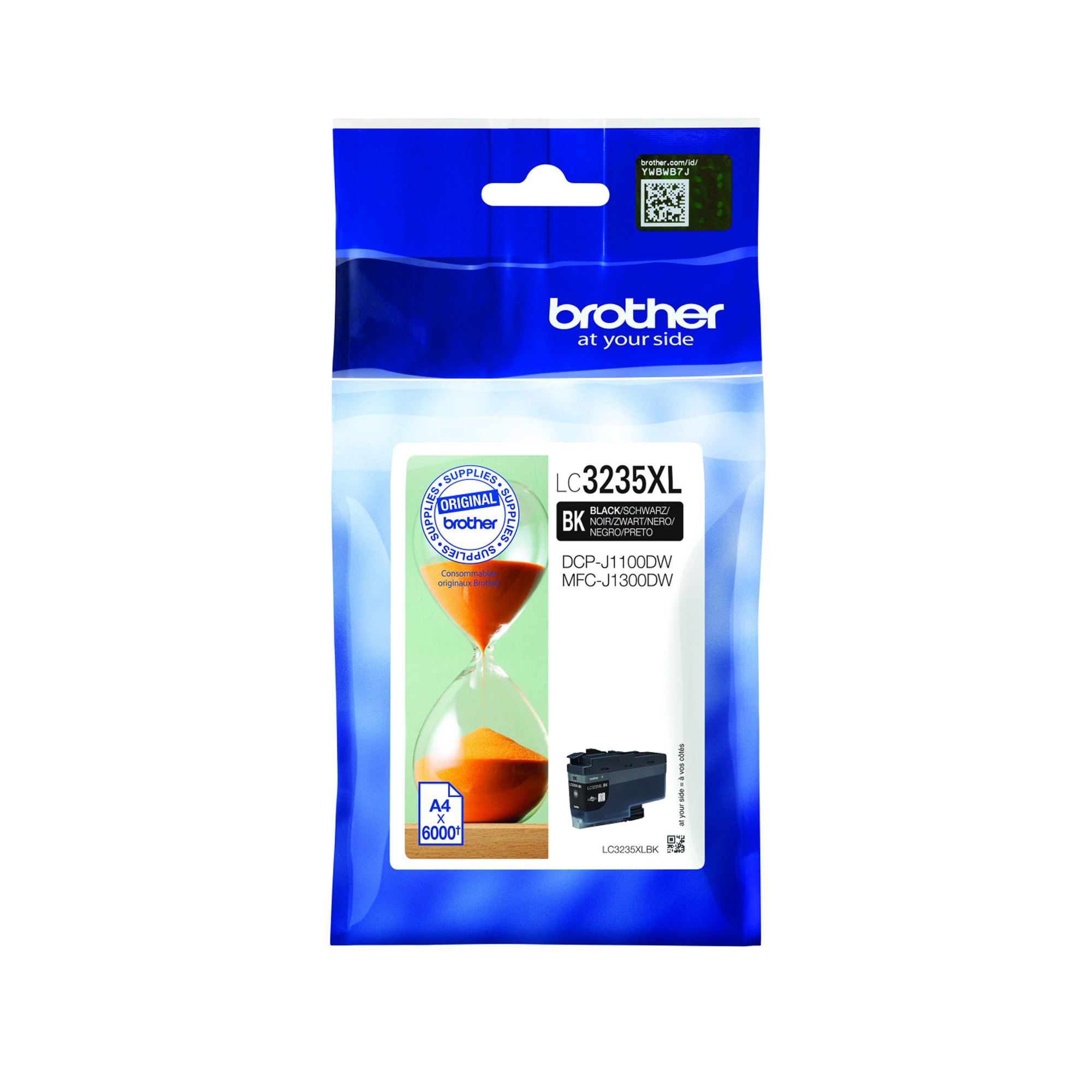 Brother LC3235XLBK - Alta resa - nero - originale - cartuccia d'inchiostro - per Brother DCP-J1100DW, MFC-J1300DW