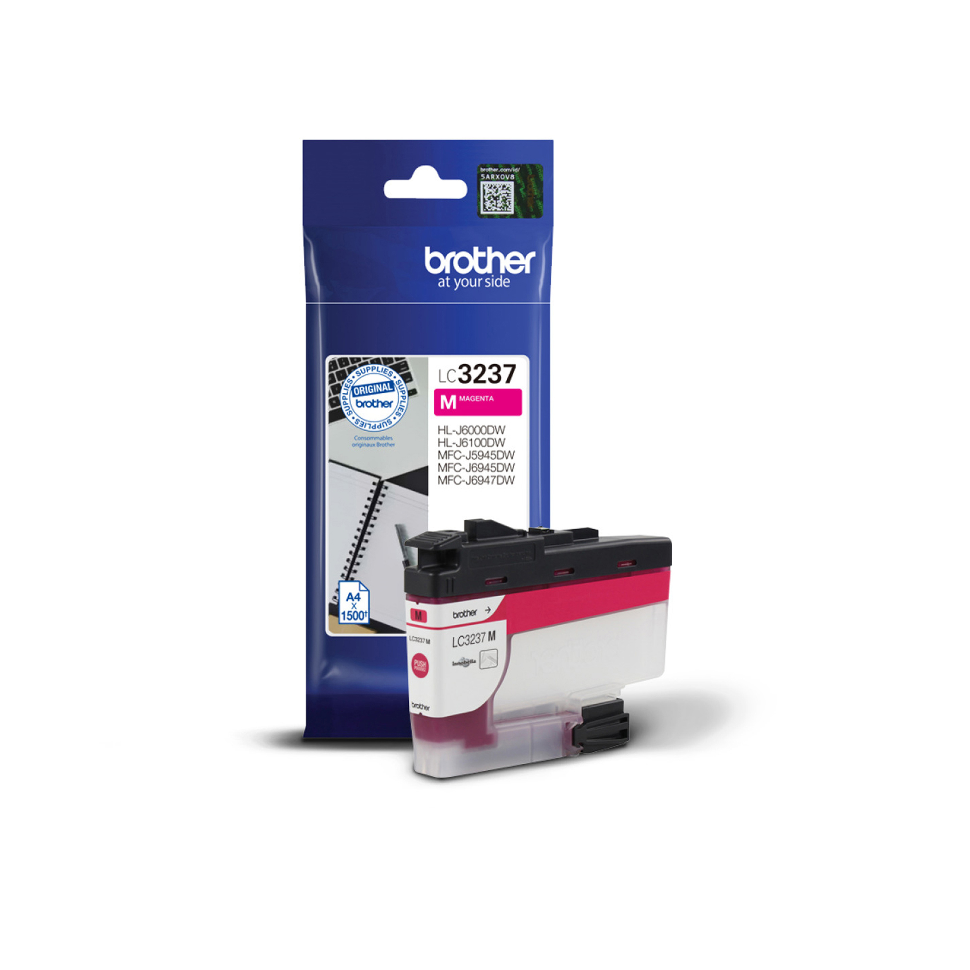 Brother LC3237M - Magenta - originale - cartuccia d'inchiostro - per Brother HL-J6000DW, HL-J6100DW, MFC-J5945DW, MFC-J6945DW, MFC-J6947DW