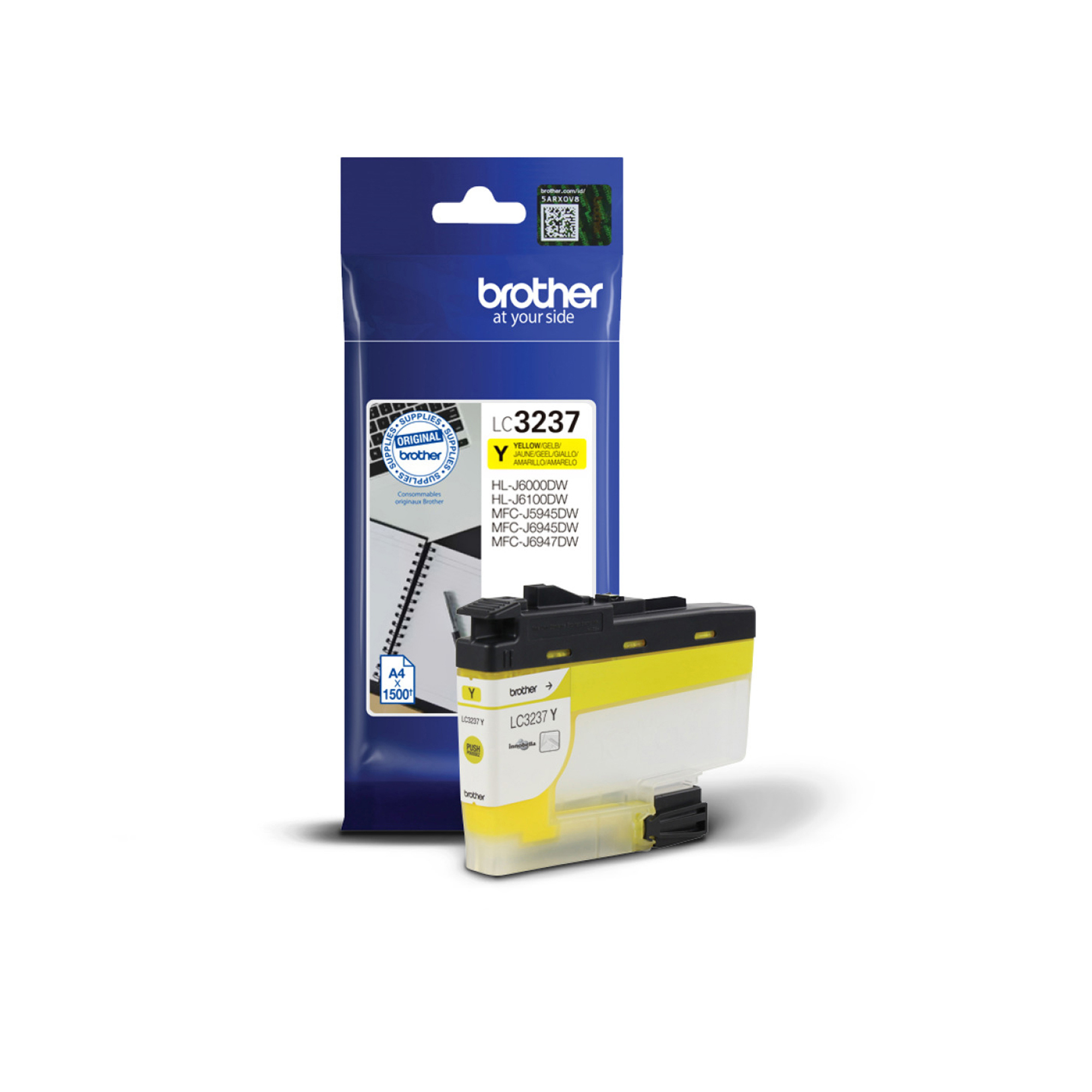 Brother LC3237Y - Giallo - originale - cartuccia d'inchiostro - per Brother HL-J6000DW, HL-J6100DW, MFC-J5945DW, MFC-J6945DW, MFC-J6947DW