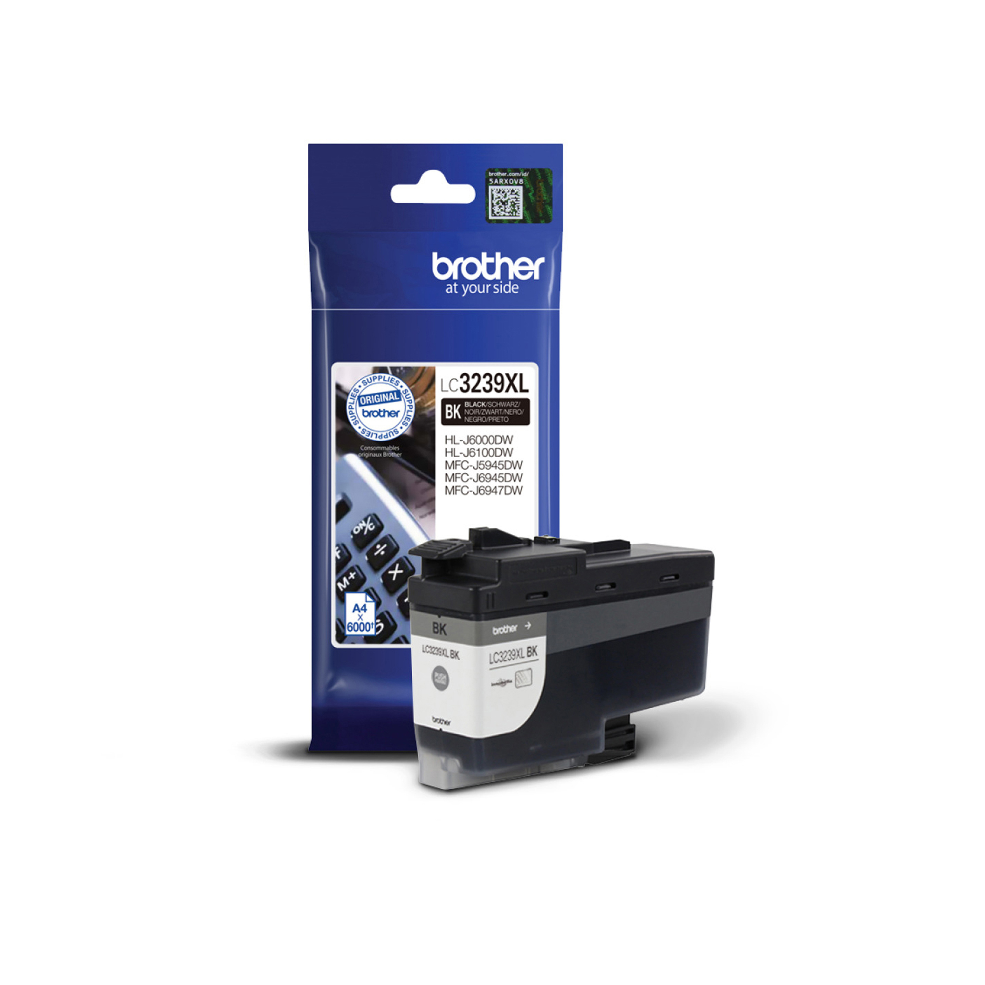 Brother LC3239XLBK - Alta resa - nero - originale - cartuccia d'inchiostro - per Brother HL-J6000DW, HL-J6100DW, MFC-J5945DW, MFC-J6945DW, MFC-J6947DW