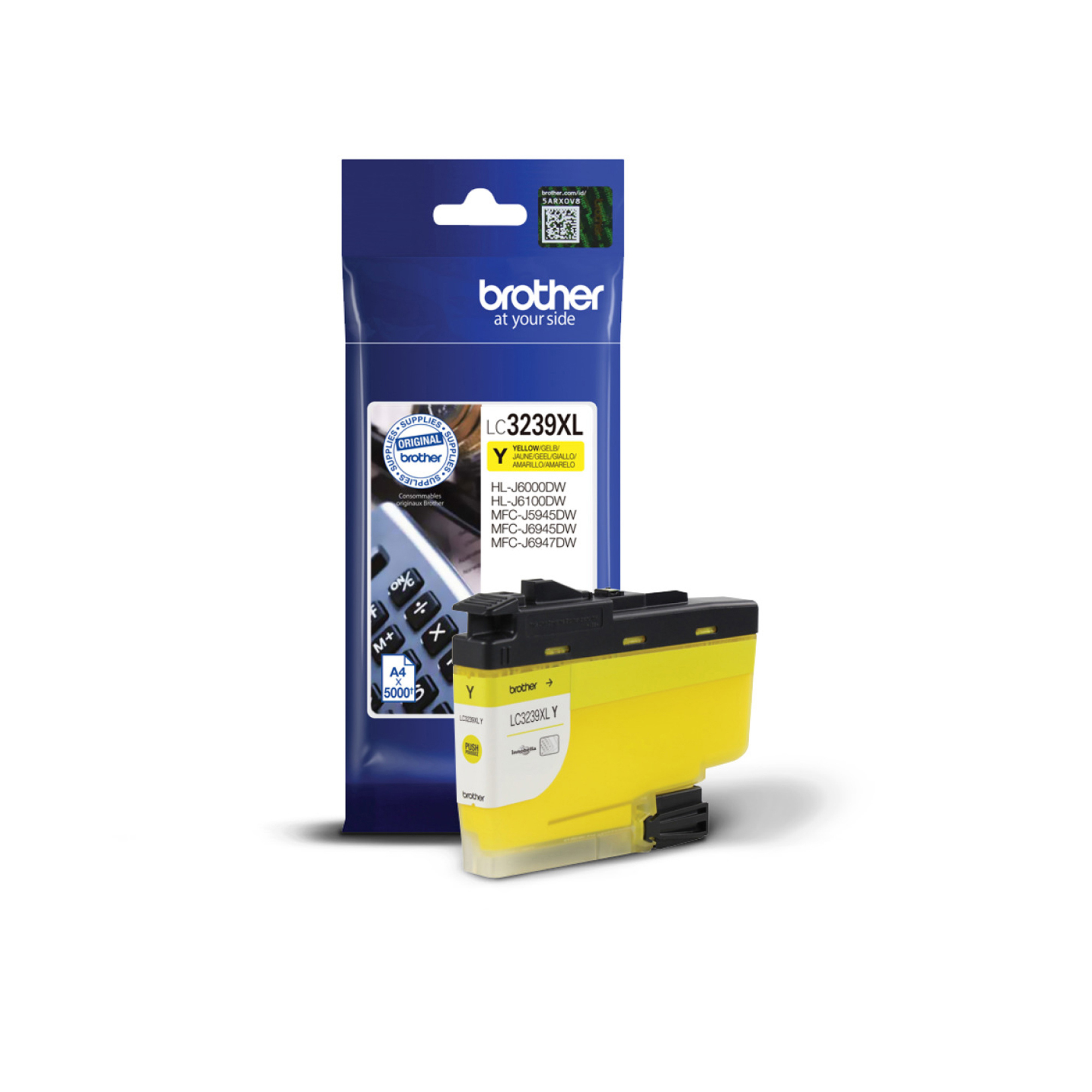 Brother LC3239XLY - Alta resa - giallo - originale - cartuccia d'inchiostro - per Brother HL-J6000DW, HL-J6100DW, MFC-J5945DW, MFC-J6945DW, MFC-J6947DW