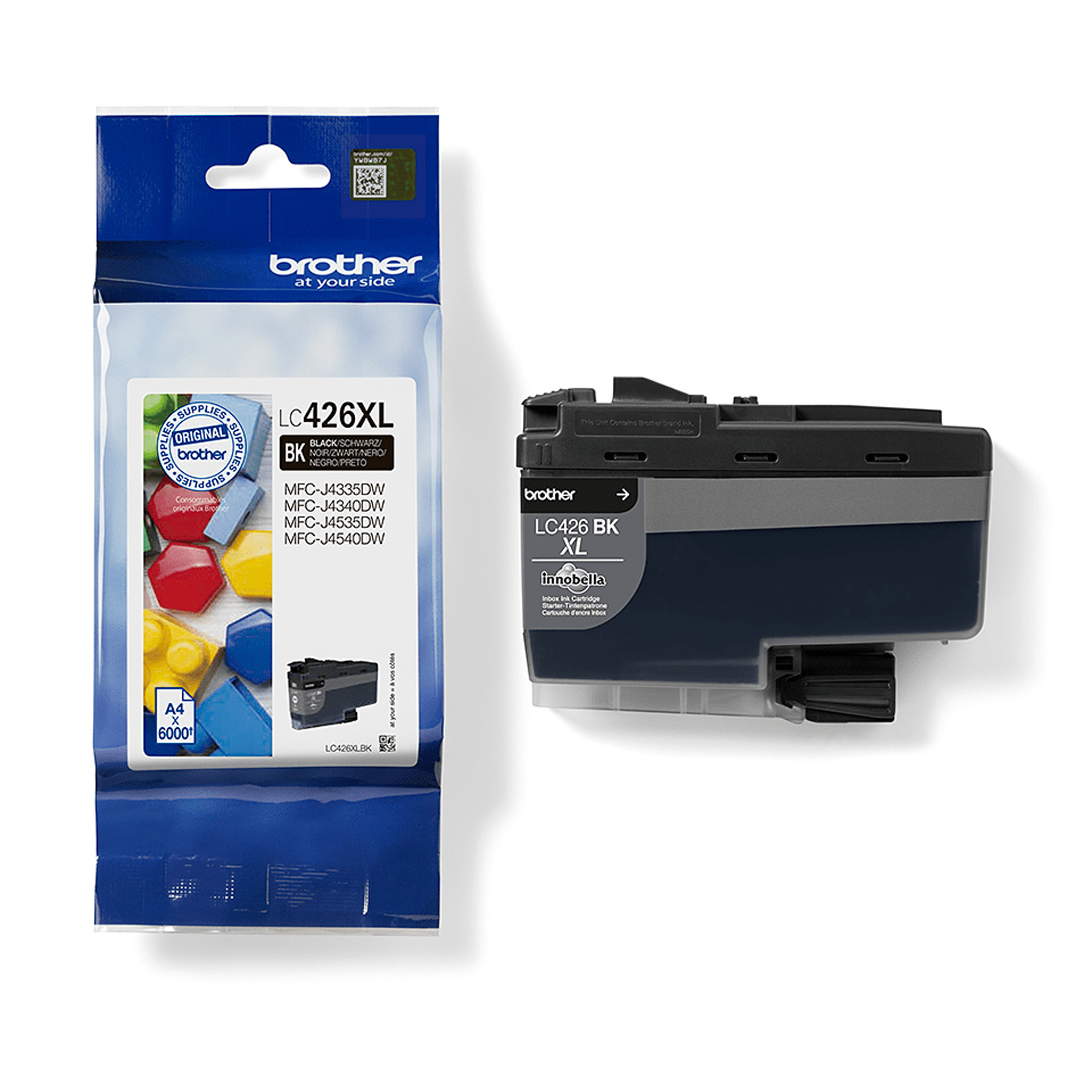 Brother LC426XLBK - Alta resa - nero - originale - cartuccia d'inchiostro - per Brother MFC-J4335DWXL, MFC-J4340DW