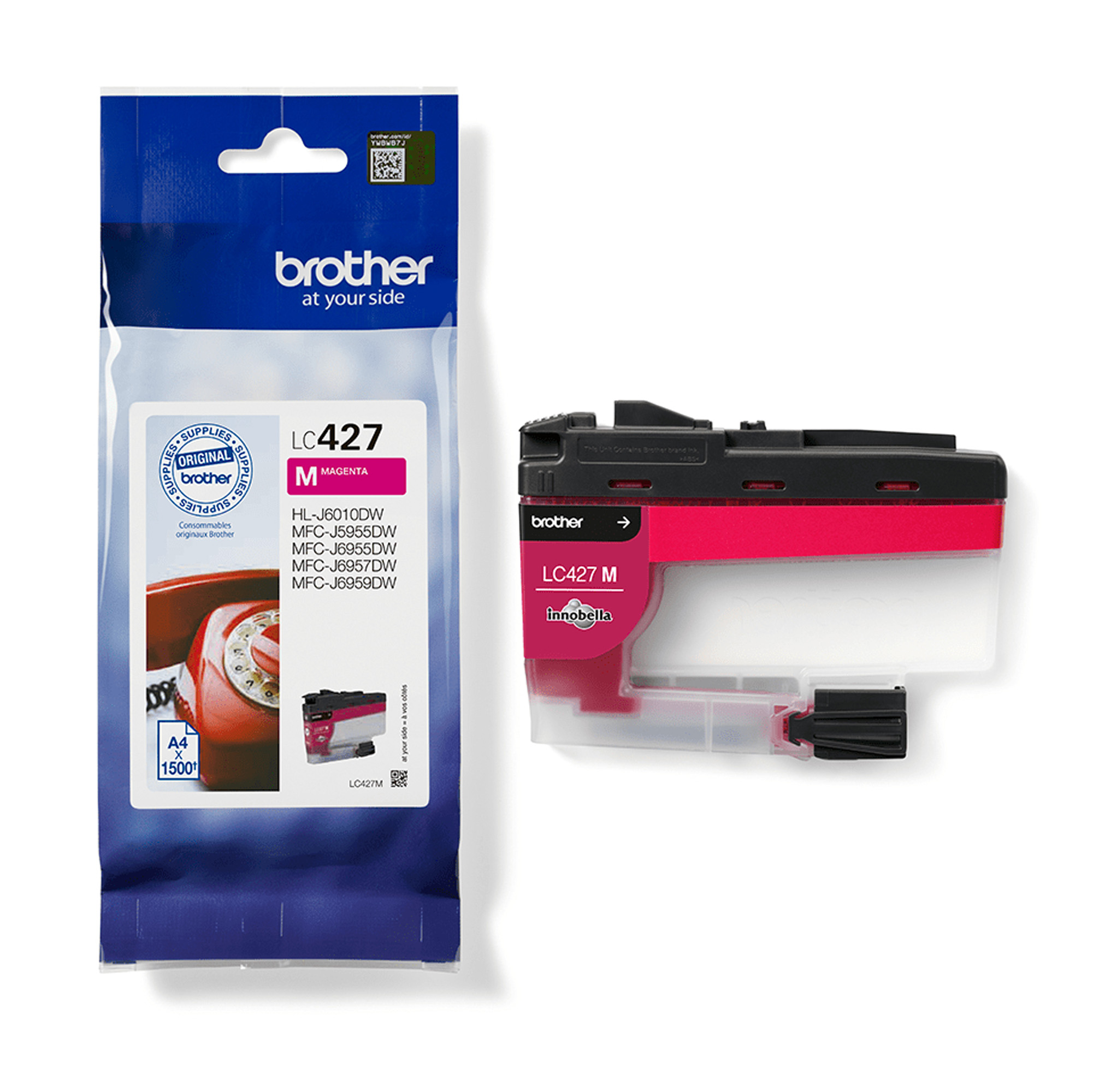 Brother LC427M - Magenta - originale - cartuccia d'inchiostro - per Brother HL-J6010DW, MFC-J5955DW, MFC-J6955DW, MFC-J6957DW