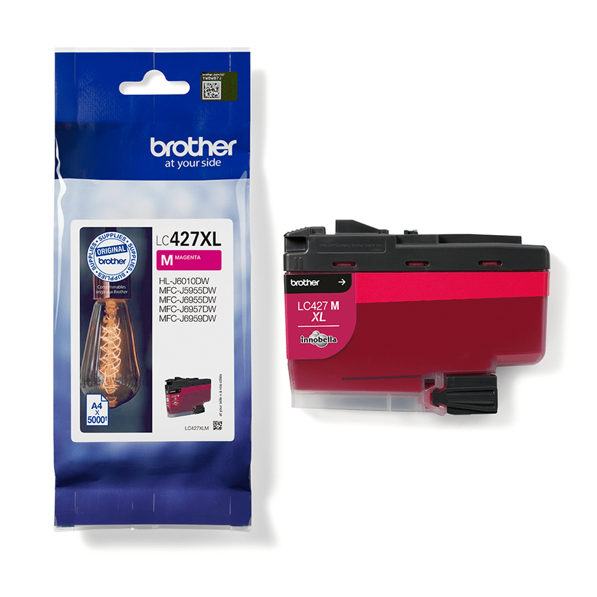 Brother LC427XLM - Alta capienza - magenta - originale - cartuccia d'inchiostro - per Brother HL-J6010DW, MFC-J5955DW, MFC-J6955DW, MFC-J6957DW