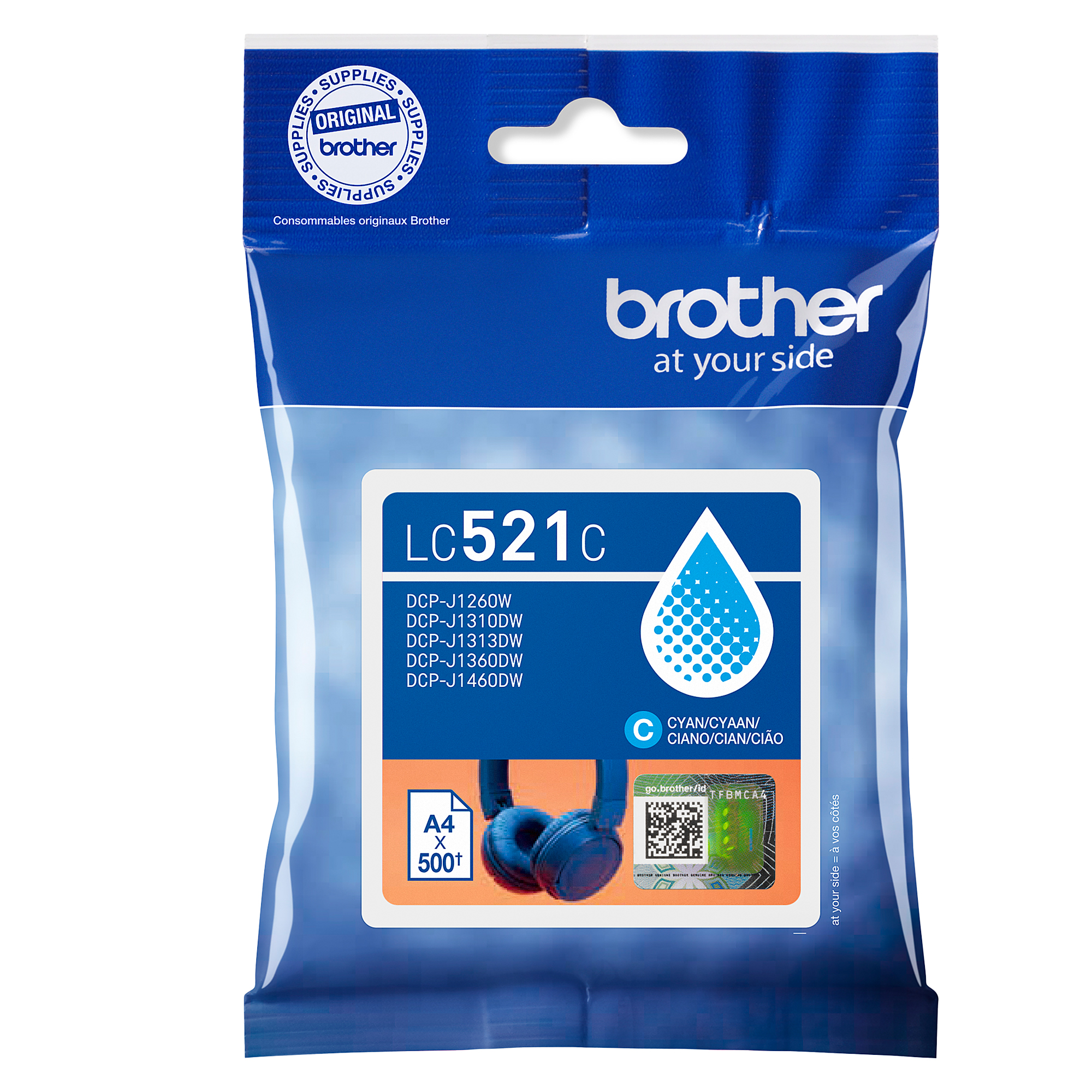 Brother Cartuccia Ciano LC521C - 500pag