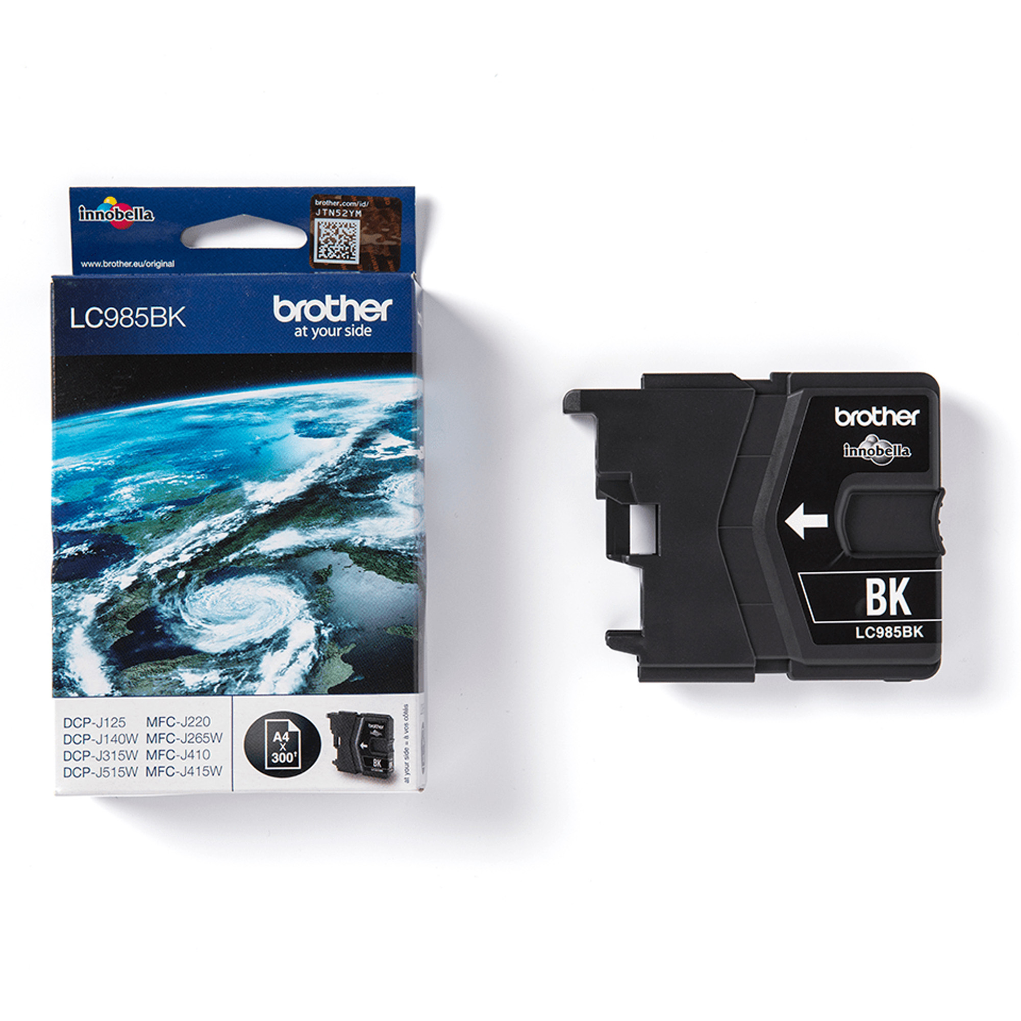 Brother LC985BK - Nero - originale - cartuccia d'inchiostro - per Brother DCP-J125, DCP-J140, DCP-J315, DCP-J515, MFC-J220, MFC-J265, MFC-J410, MFC-J415