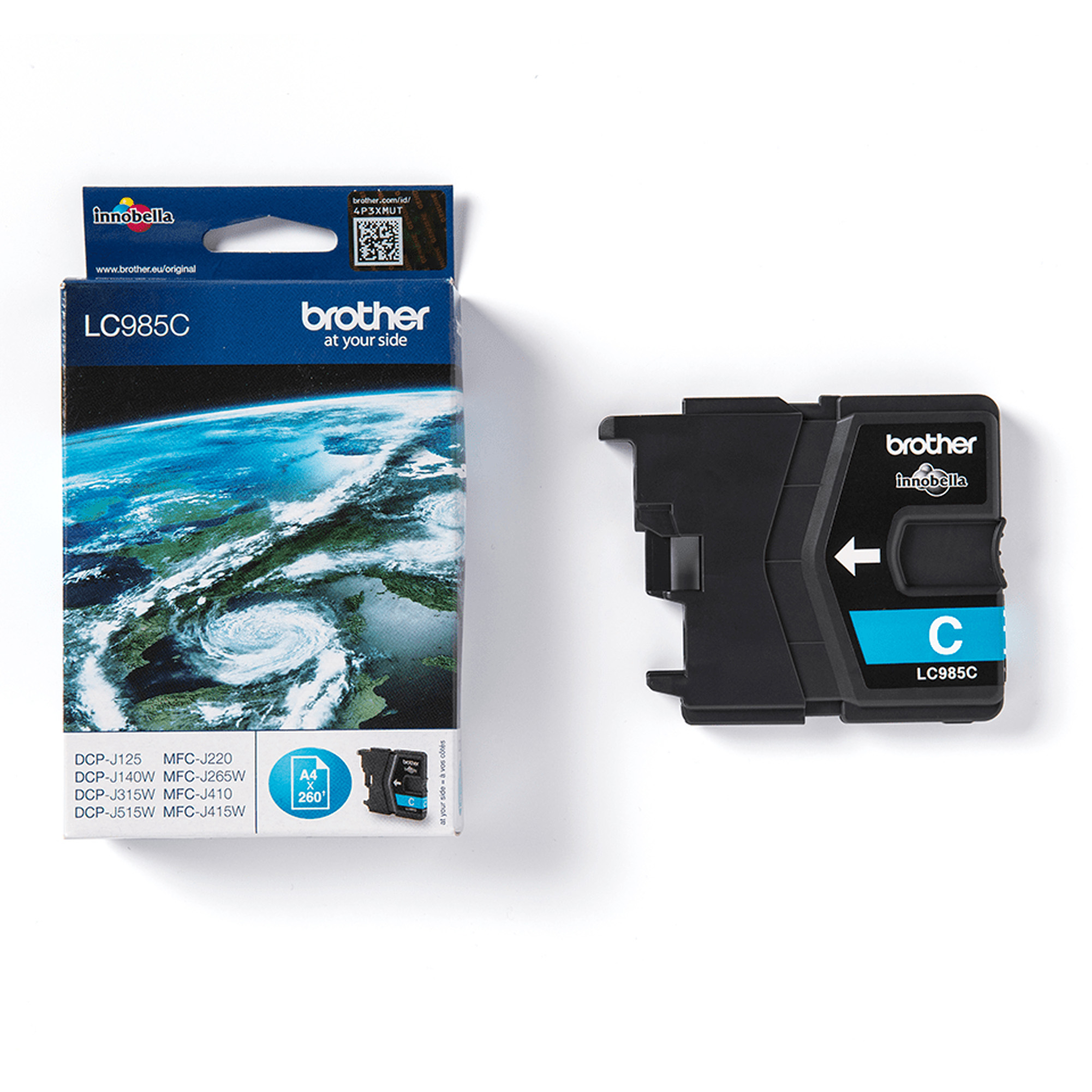 Brother LC985C - Ciano - originale - cartuccia d'inchiostro - per Brother DCP-J125, DCP-J140, DCP-J315, DCP-J515, MFC-J220, MFC-J265, MFC-J410, MFC-J415