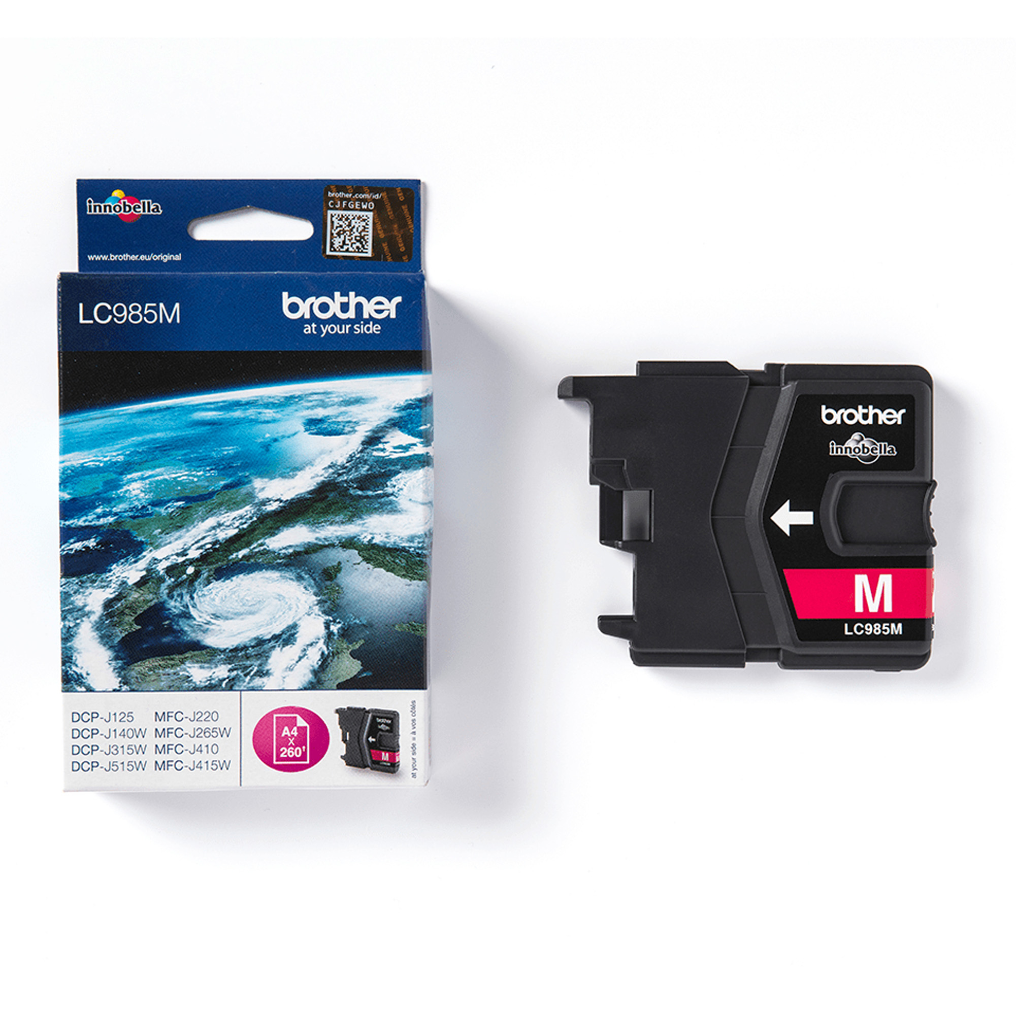 Brother LC985M - 10 ml - magenta - originale - cartuccia d'inchiostro - per Brother DCP-J125, DCP-J140, DCP-J315, DCP-J515, MFC-J220, MFC-J265, MFC-J410, MFC-J415