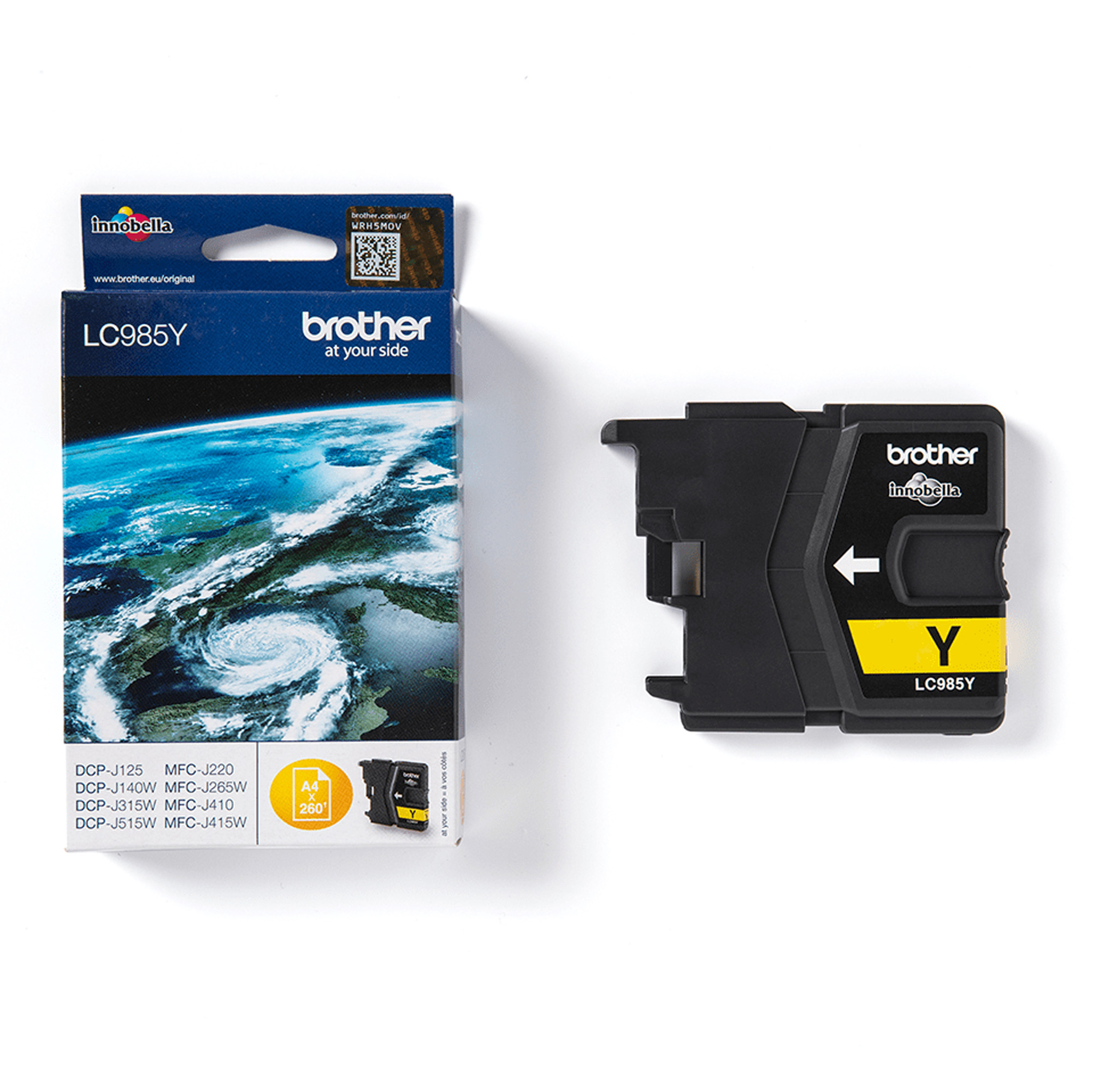 Brother LC985Y - Giallo - originale - cartuccia d'inchiostro - per Brother DCP-J125, DCP-J140, DCP-J315, DCP-J515, MFC-J220, MFC-J265, MFC-J410, MFC-J415