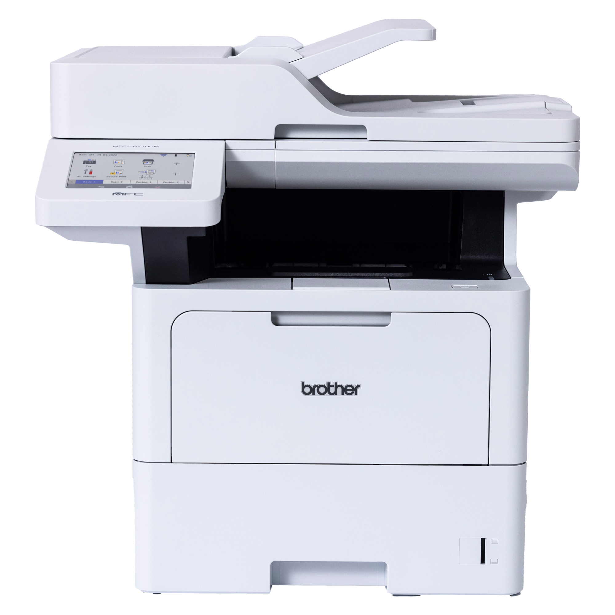 Brother MFC-L6710DW - Stampante multifunzione - B/N - laser - A4/Legal (supporti) - fino a 50 ppm (copia) - fino a 50 ppm (stampa) - 520 fogli - 33.6 Kbps - USB 2.0, Gigabit LAN, Wi-Fi(n)