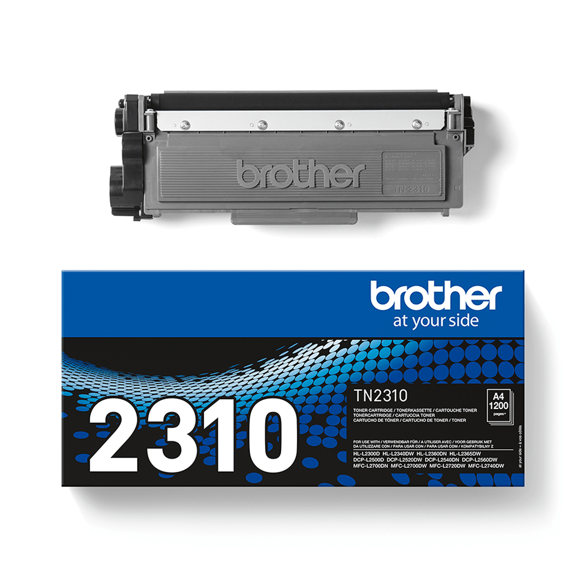 Brother TN2310 - Nero - originale - cartuccia toner - per Brother DCP-L2500, L2520, L2560, HL-L2300, L2340, L2360, L2365, MFC-L2700, L2720, L2740