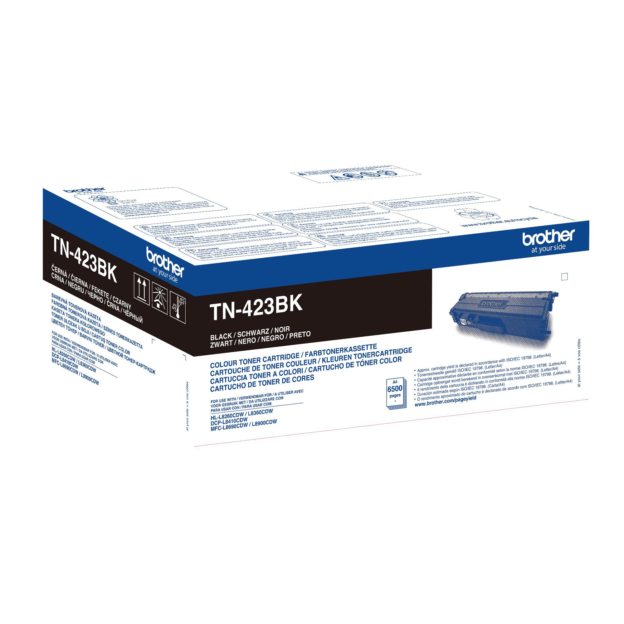 Brother TN243BK - Nero - originale - cartuccia toner - per Brother DCP-L3510, L3517, L3550, HL-L3210, L3230, L3270, MFC-L3710, L3730, L3750, L3770