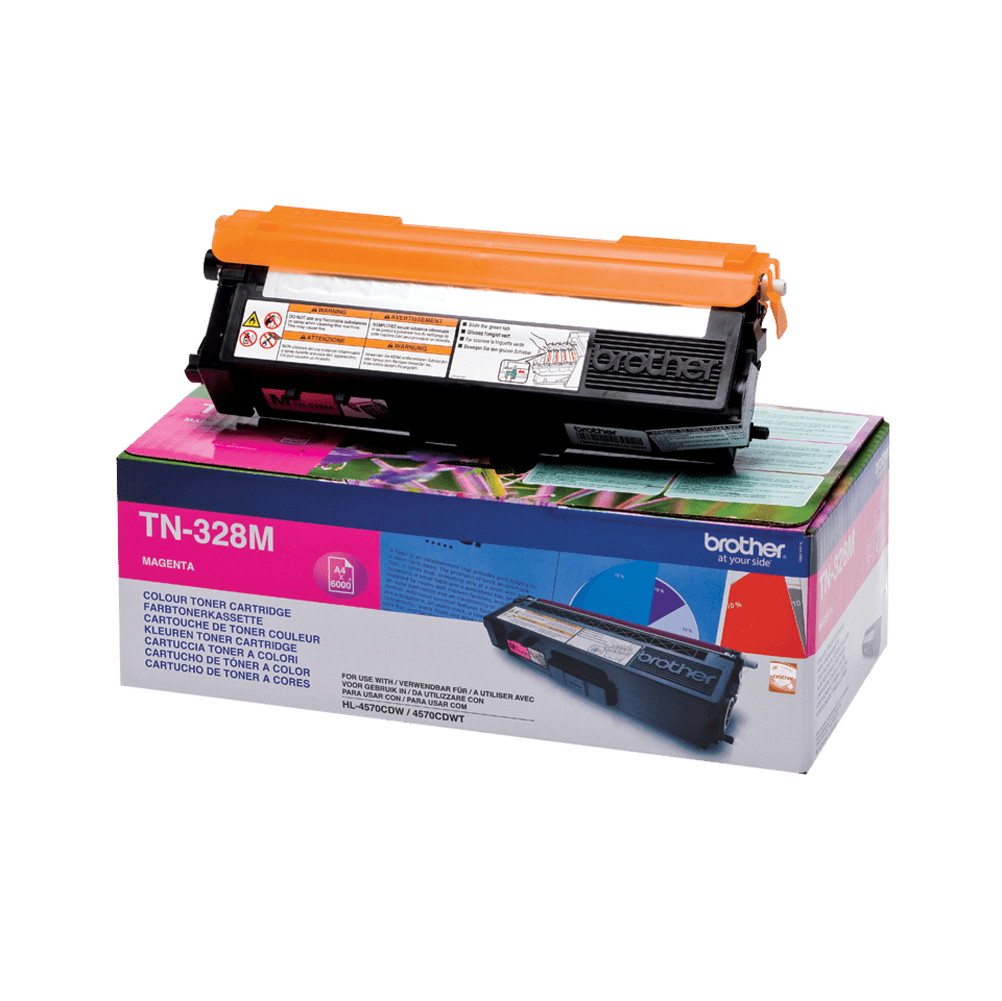 Brother - Toner - Magenta - TN328M - …