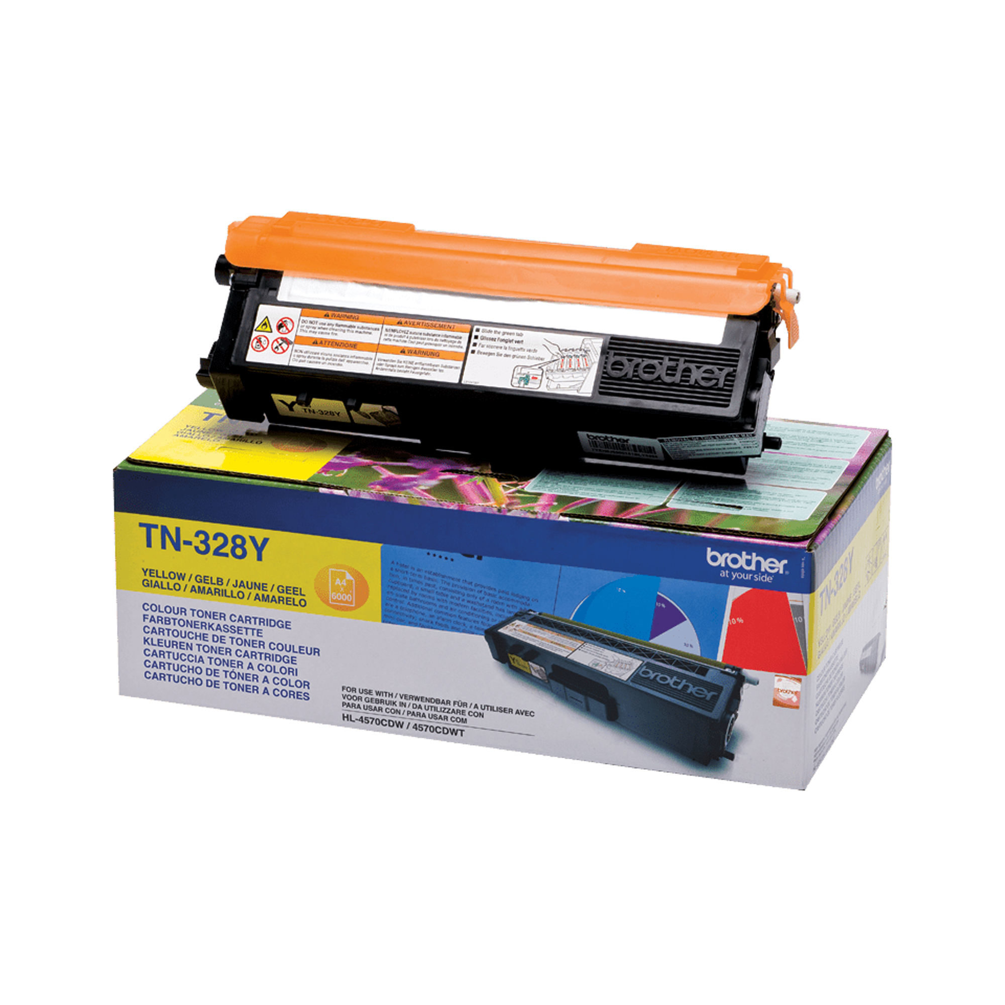 Brother - Toner - Giallo -TN328Y - 6000 …