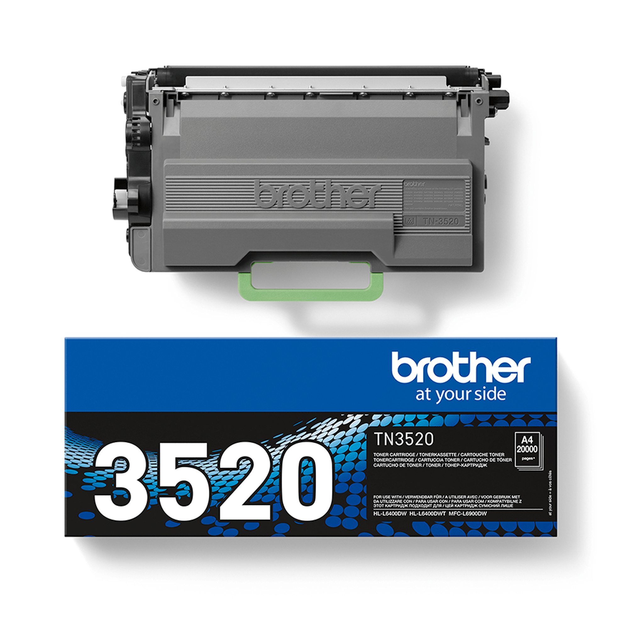 Brother TN3520 - Nero - originale - cartuccia toner - per Brother HL-L6400, MFC-L6900, MFC-L6970