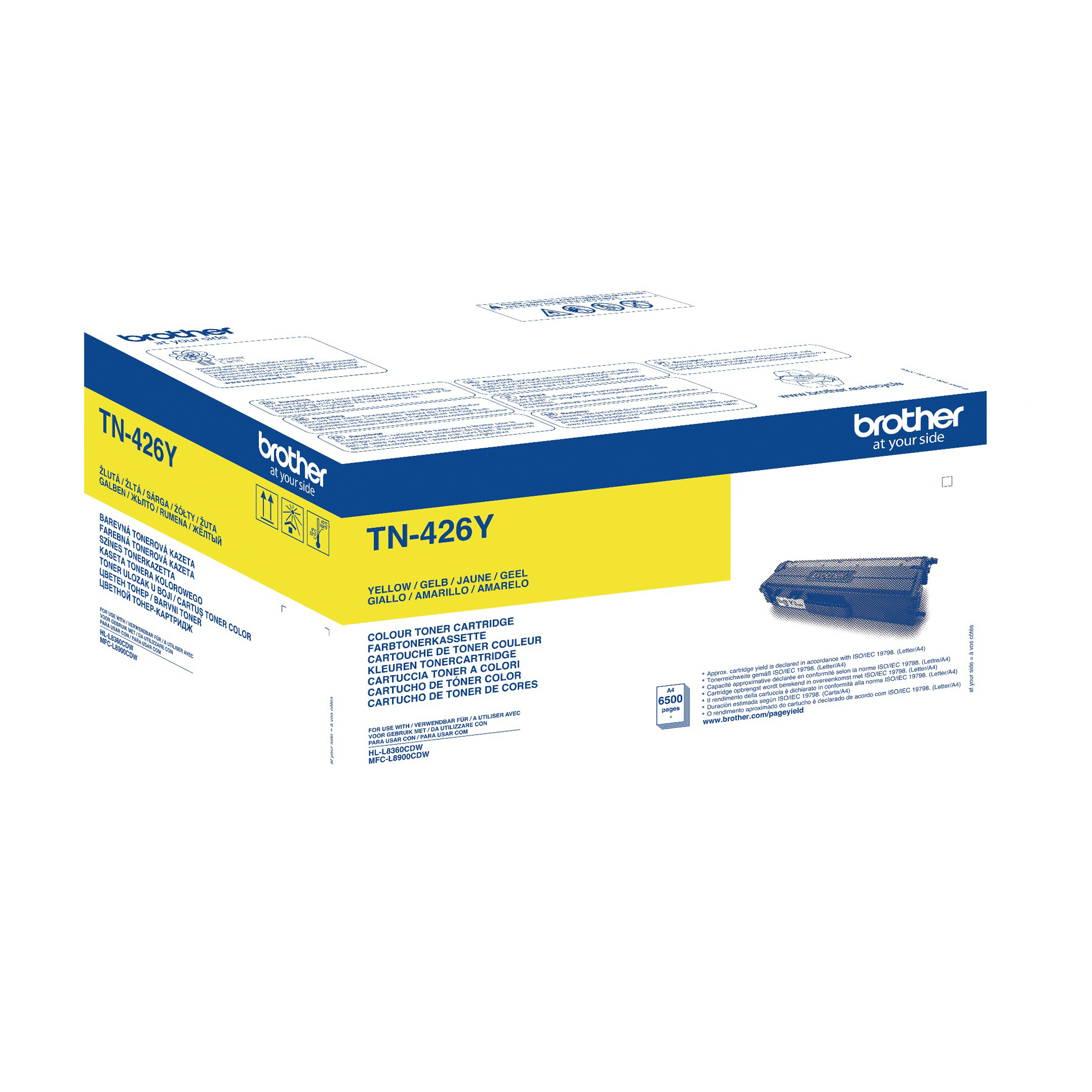 Brother TN426Y - Super Jumbo - giallo - originale - cartuccia toner - per Brother HL-L8360CDW, MFC-L8900CDW
