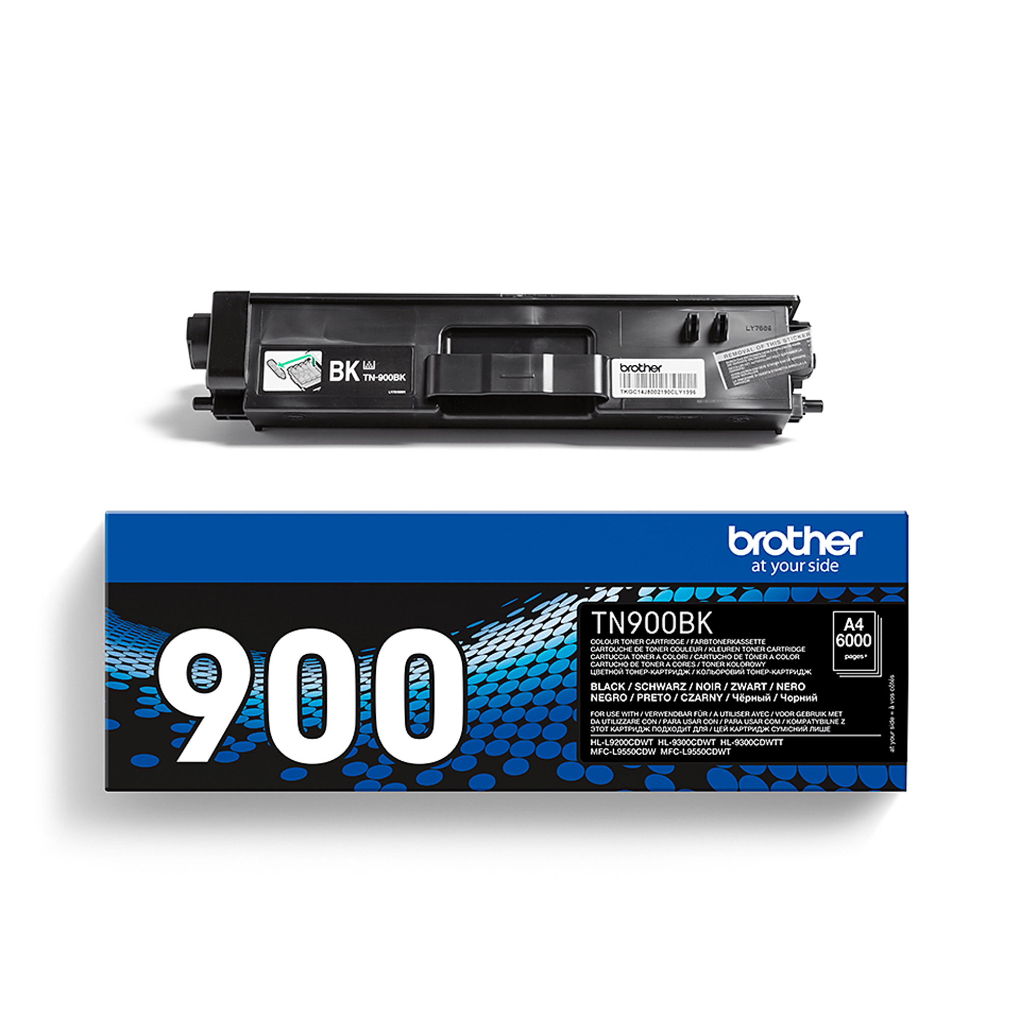 Brother TN900BK - Nero - originale - cartuccia toner - per Brother HL-L9200CDWT, HL-L9300CDWT, HL-L9300CDWTT, MFC-L9550CDW, MFC-L9550CDWT