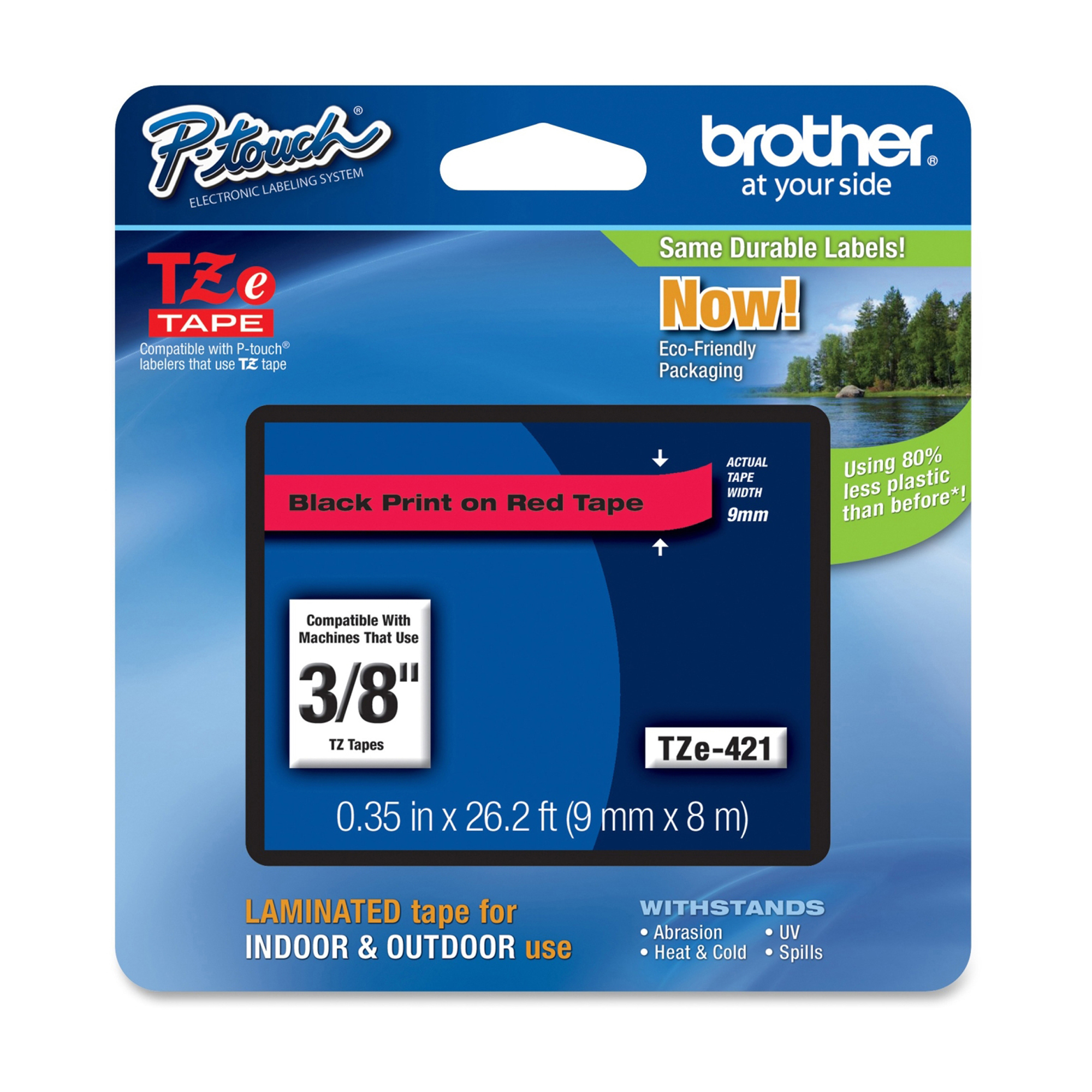 Brother - Nastro - Nero/Rosso - TZE421 - …