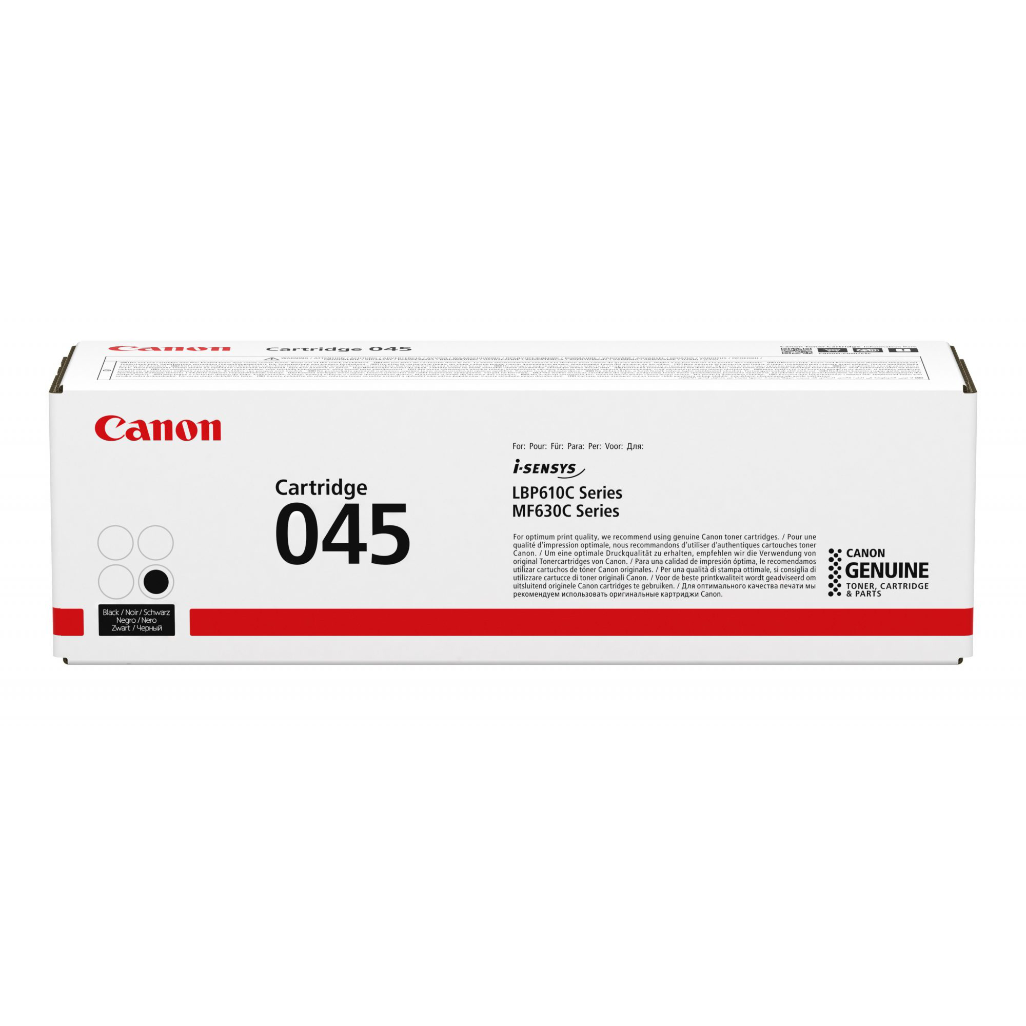 Canon 045 - Nero - originale - cartuccia toner - per ImageCLASS LBP612Cdw, MF632Cdw, MF634Cdw