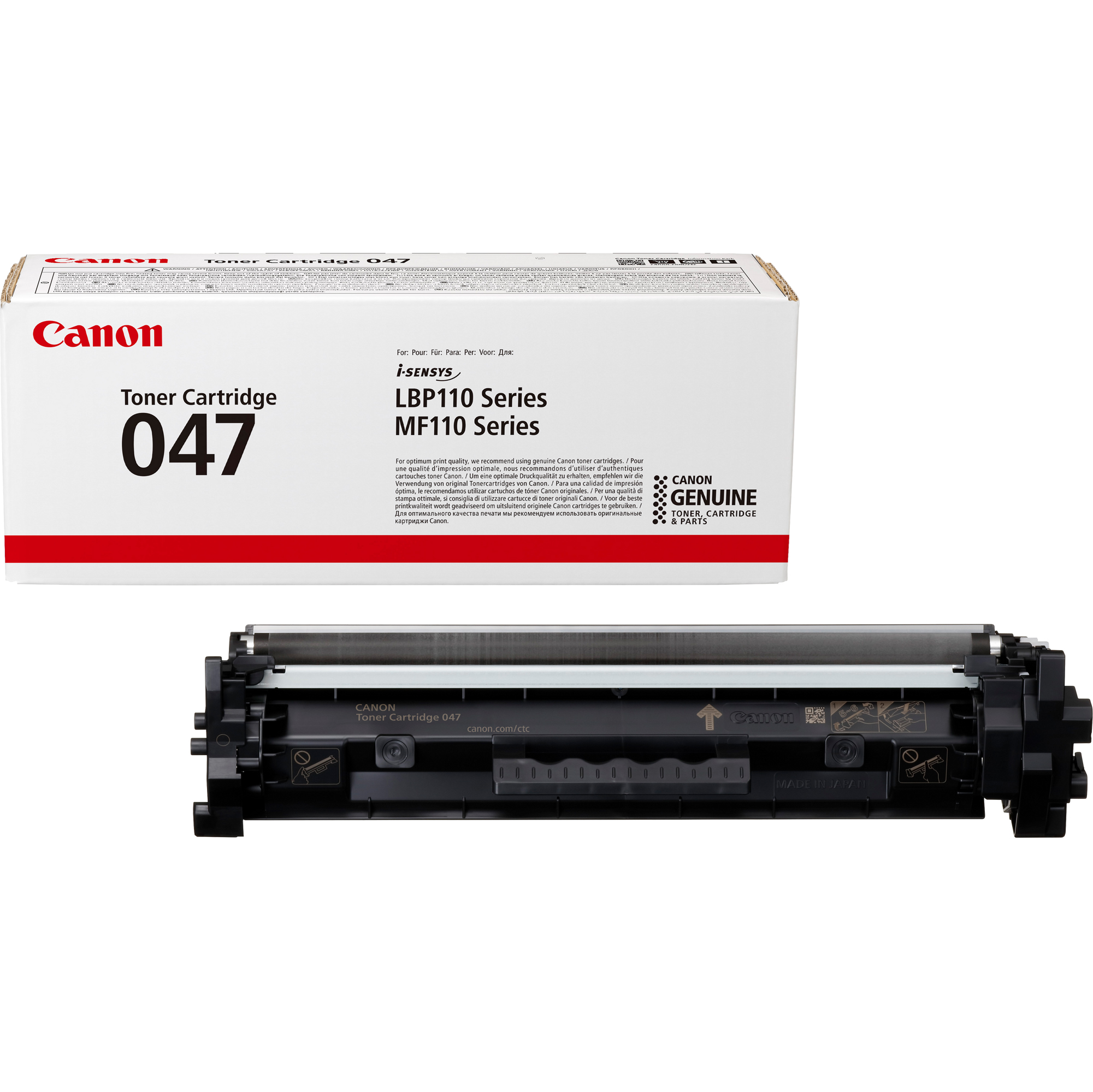 Canon 047 - Nero - originale - cartuccia toner - per ImageCLASS MF113w; i-SENSYS LBP112, LBP113w, MF112, MF113w