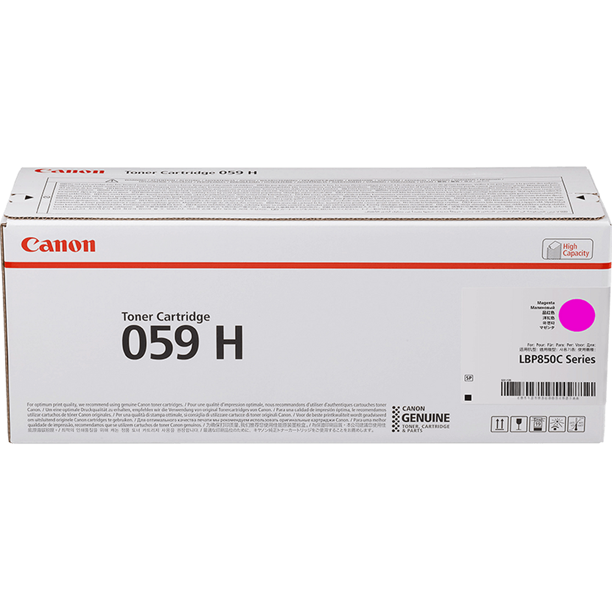 Canon 059 H - Alta capienza - magenta - originale - cartuccia toner - per i-SENSYS LBP852Cx; Satera LBP851C, LBP852Ci