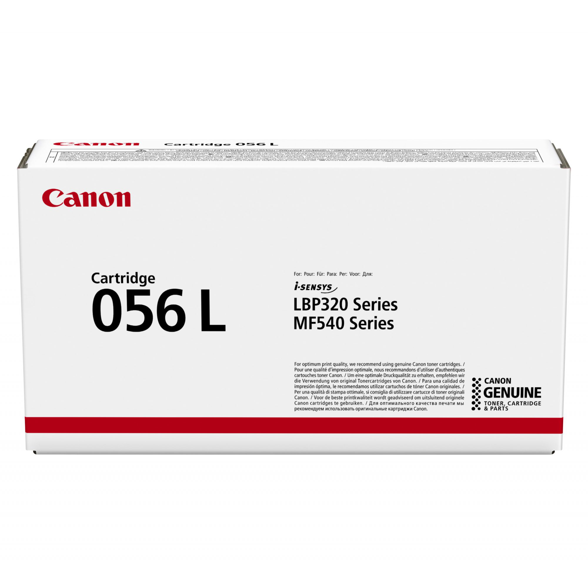 Canon 056 L - Nero - originale - cartuccia toner - per ImageCLASS MF543dw; i-SENSYS LBP325x, MF542x, MF543x, MF552dw, MF553dw