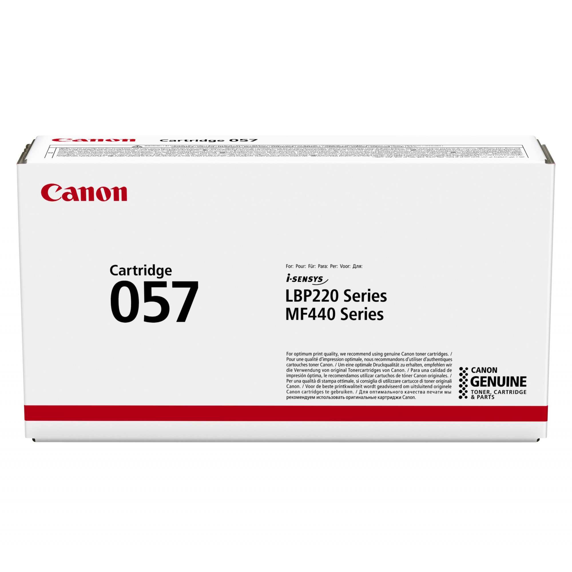 Canon 057 - Nero - originale - cartuccia toner - per ImageCLASS LBP228, LBP236, LBP237, MF455; i-SENSYS LBP233, LBP236, MF453, MF455