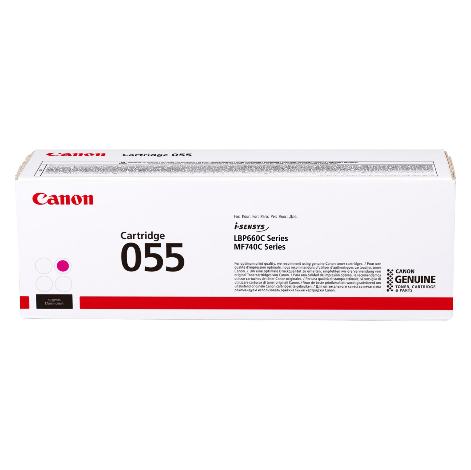 Canon 055 - Magenta - originale - cartuccia toner - per Color imageCLASS MF743; imageCLASS LBP664, MF745; i-SENSYS MF742, MF744; Satera LBP662