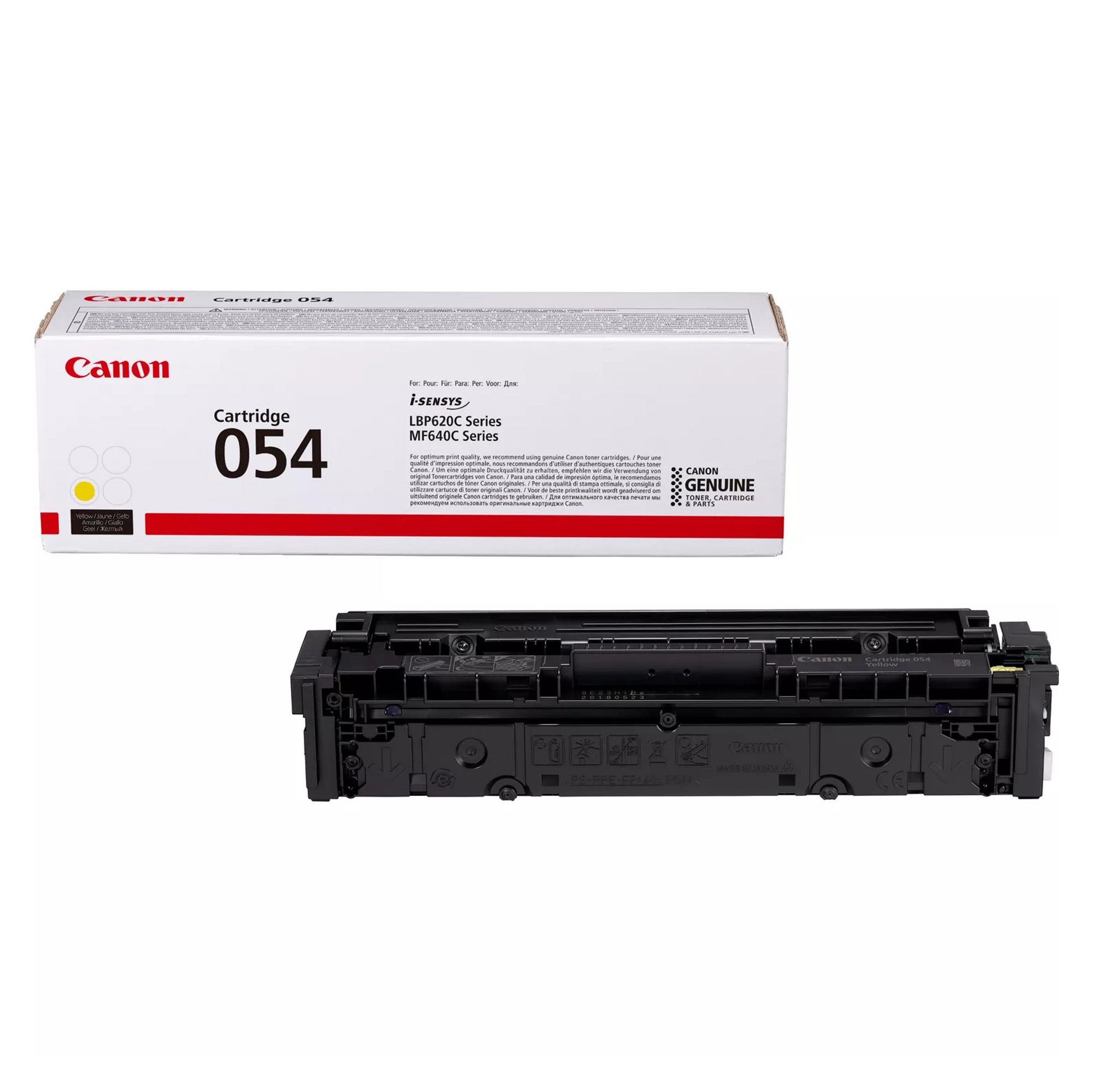 Canon 054 - Giallo - originale - cartuccia toner - per ImageCLASS LBP622Cdw, MF641CW, MF642Cdw, MF644Cdw